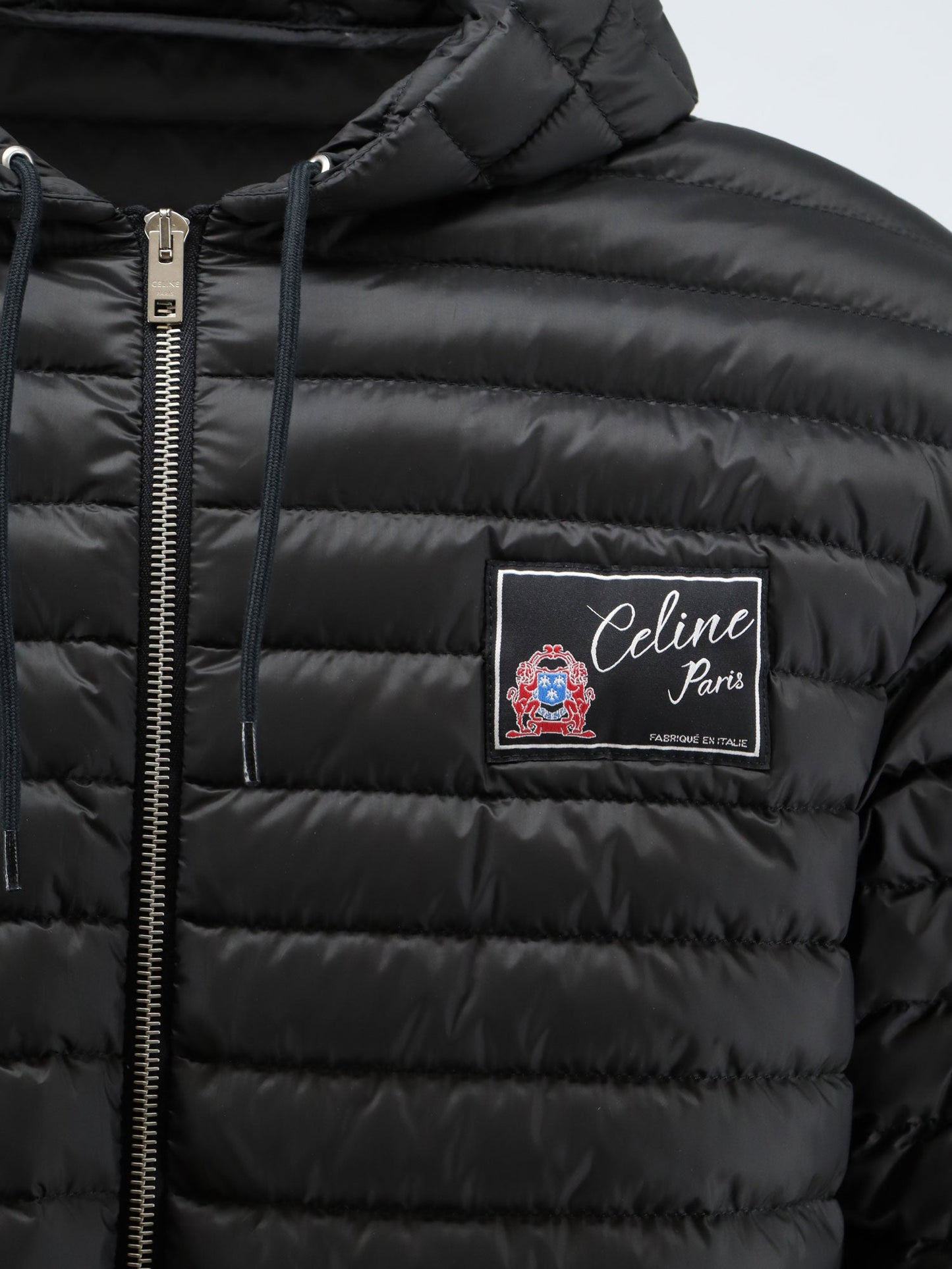 Celine Men Hooded Quilted Down Jacket CELINE