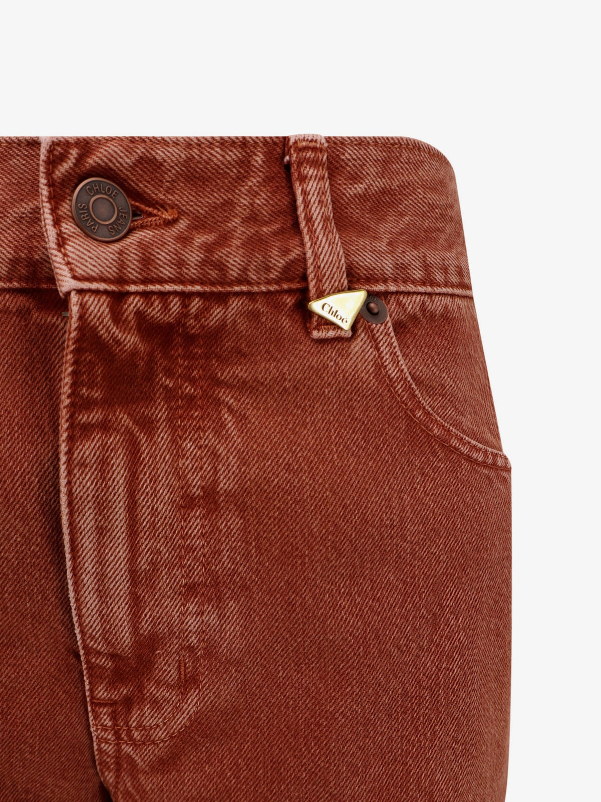 Chloe' Women Colored Denim Trousers CHLOE