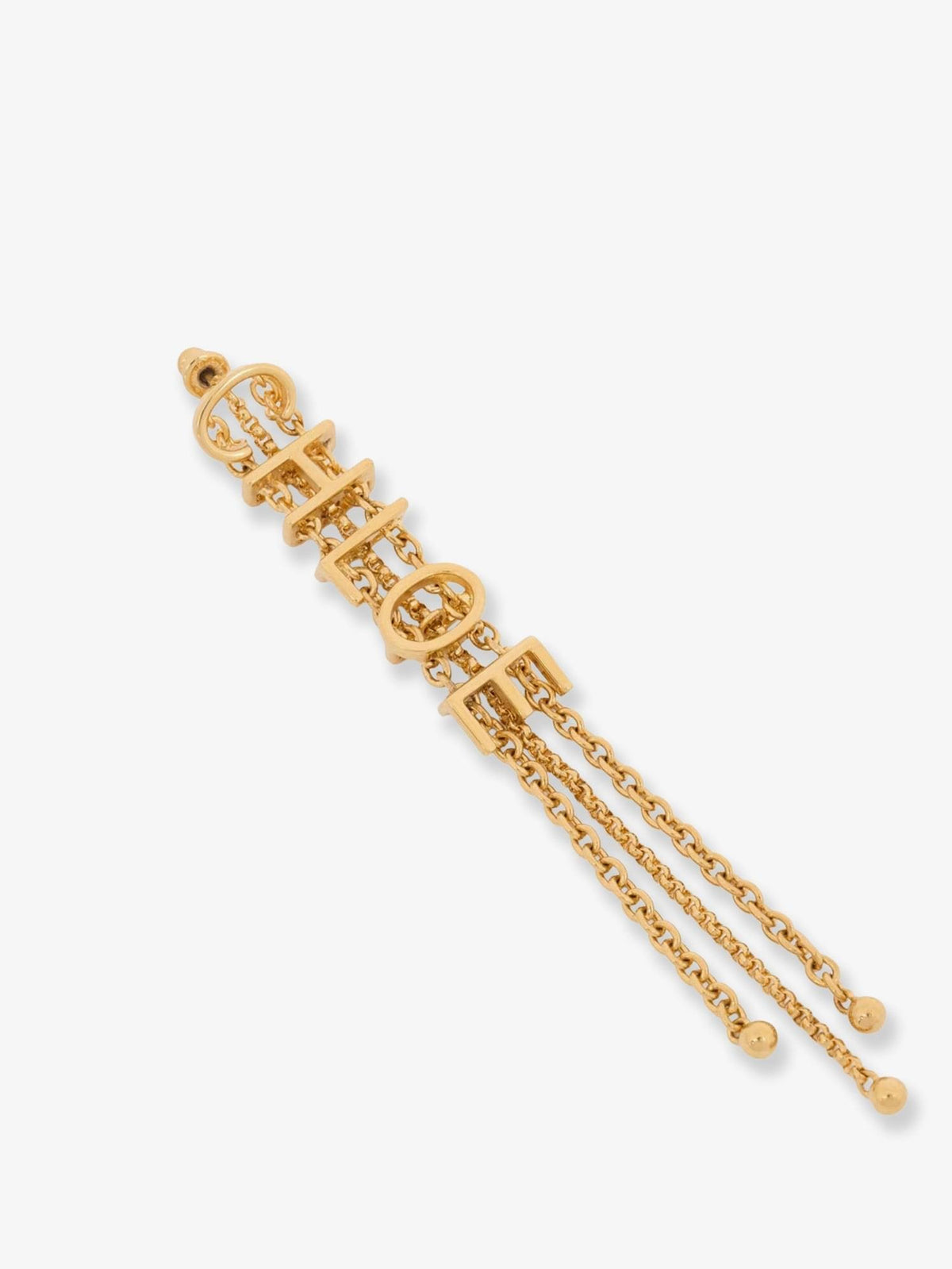 Chloe' Women Mini Belt Brass Earrings CHLOE