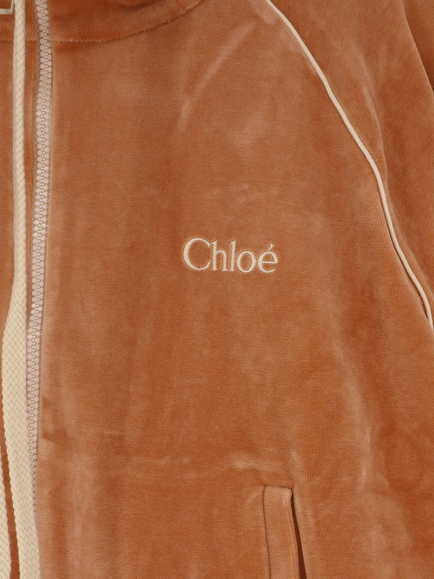Chloe' Women Chenille Sweatshirt With Logo CHLOE