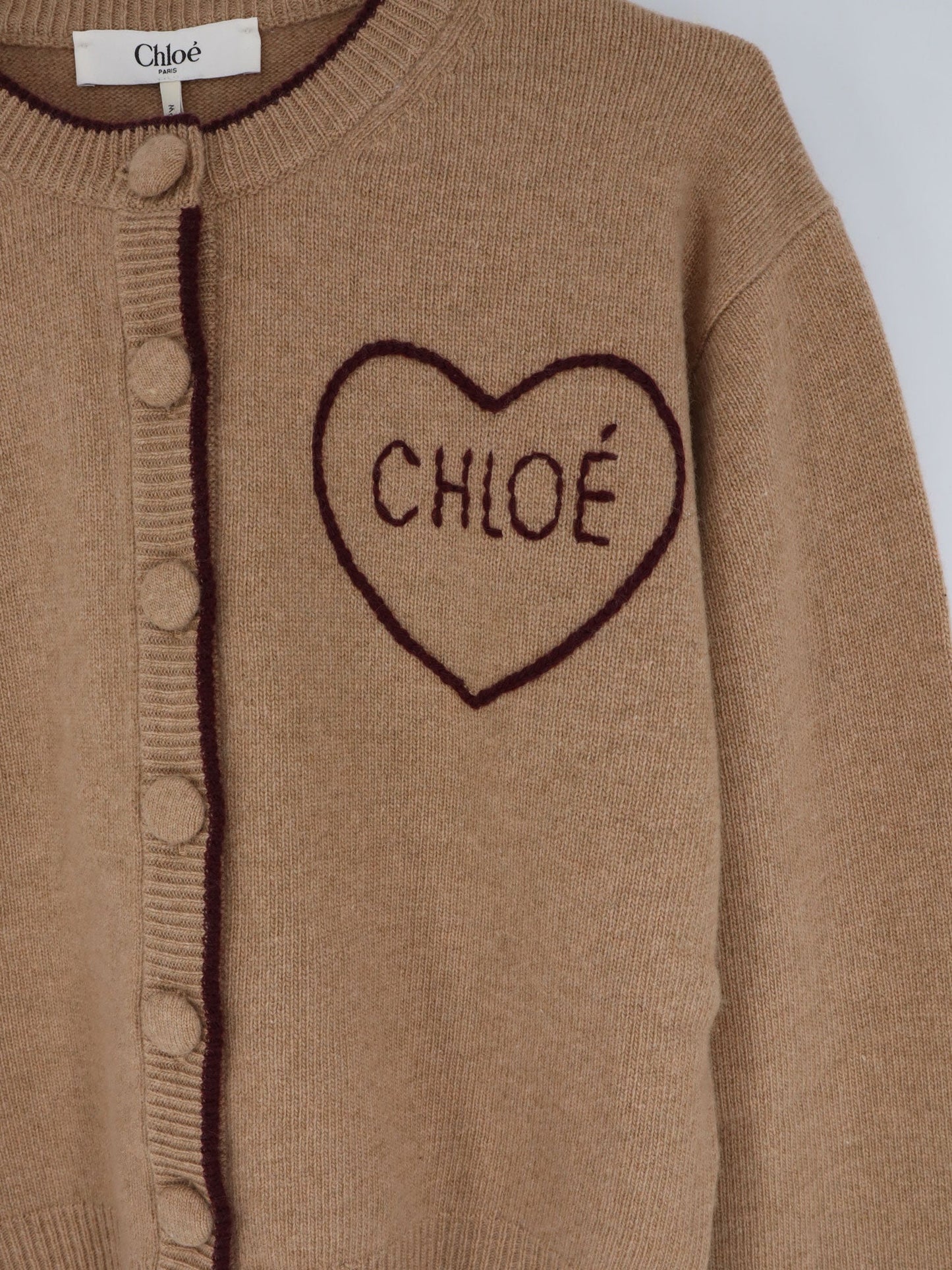 Chloe' Women Wool And Cashmere Wool Cardigan CHLOE