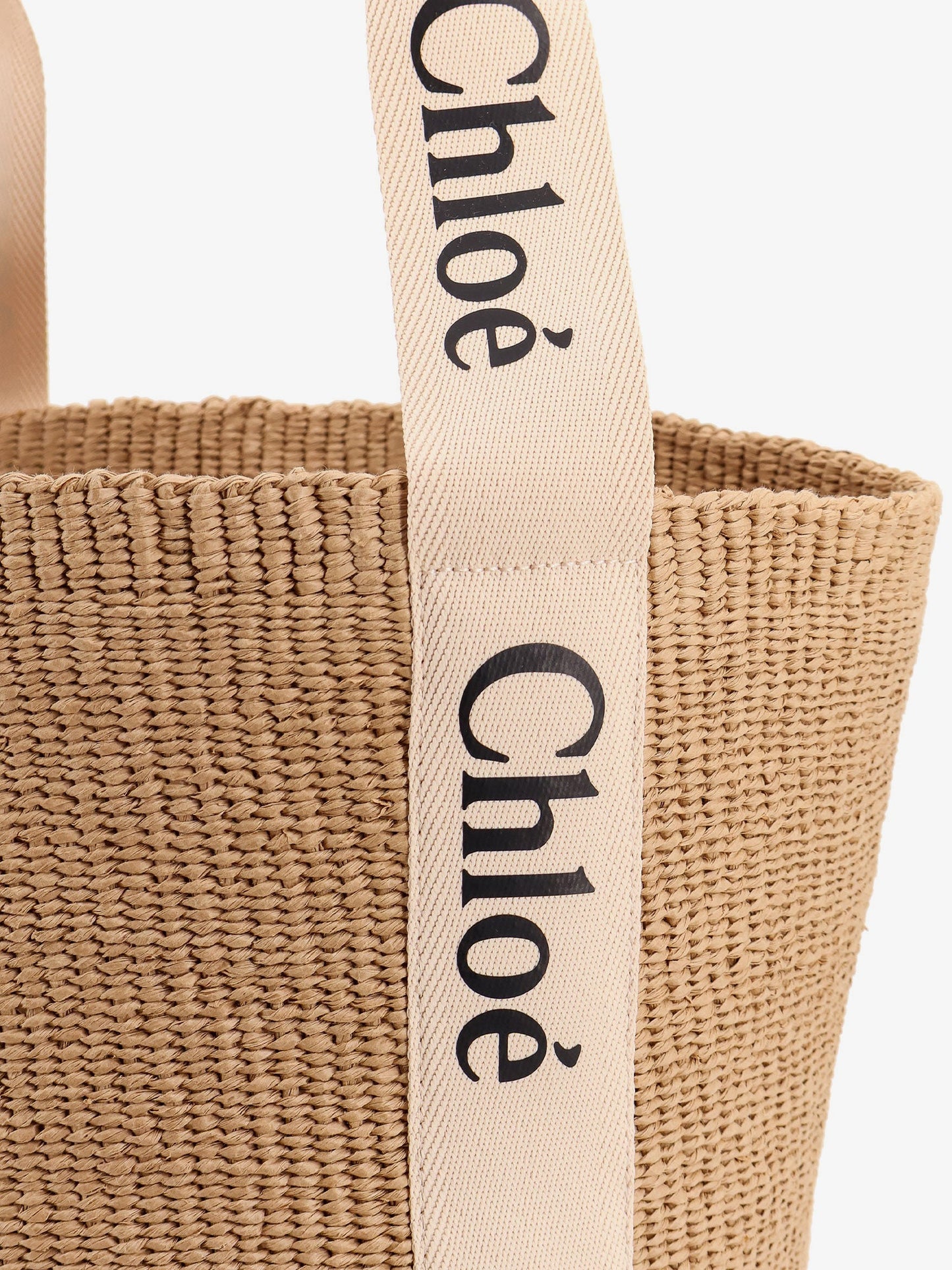 Chloe' Women Woody Raffia Shoulder Bag CHLOE