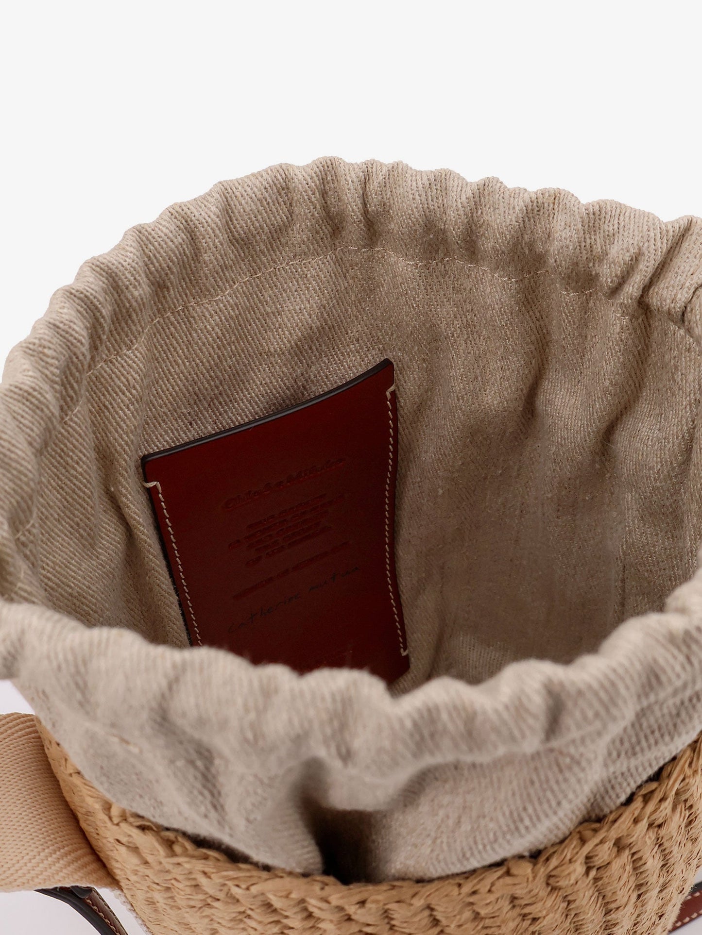 Chloe' Women Woody Raffia Bucket Bag CHLOE