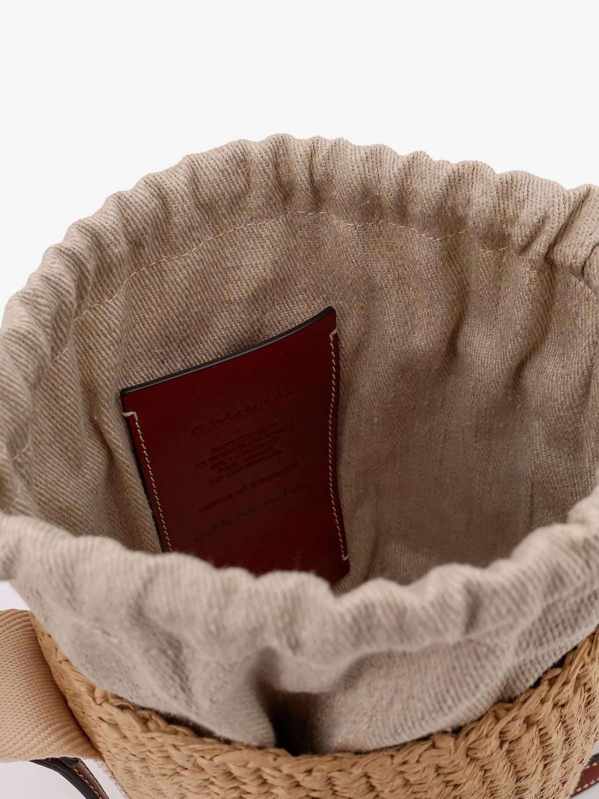 Chloe' Women Woody Raffia Bucket Bag CHLOE