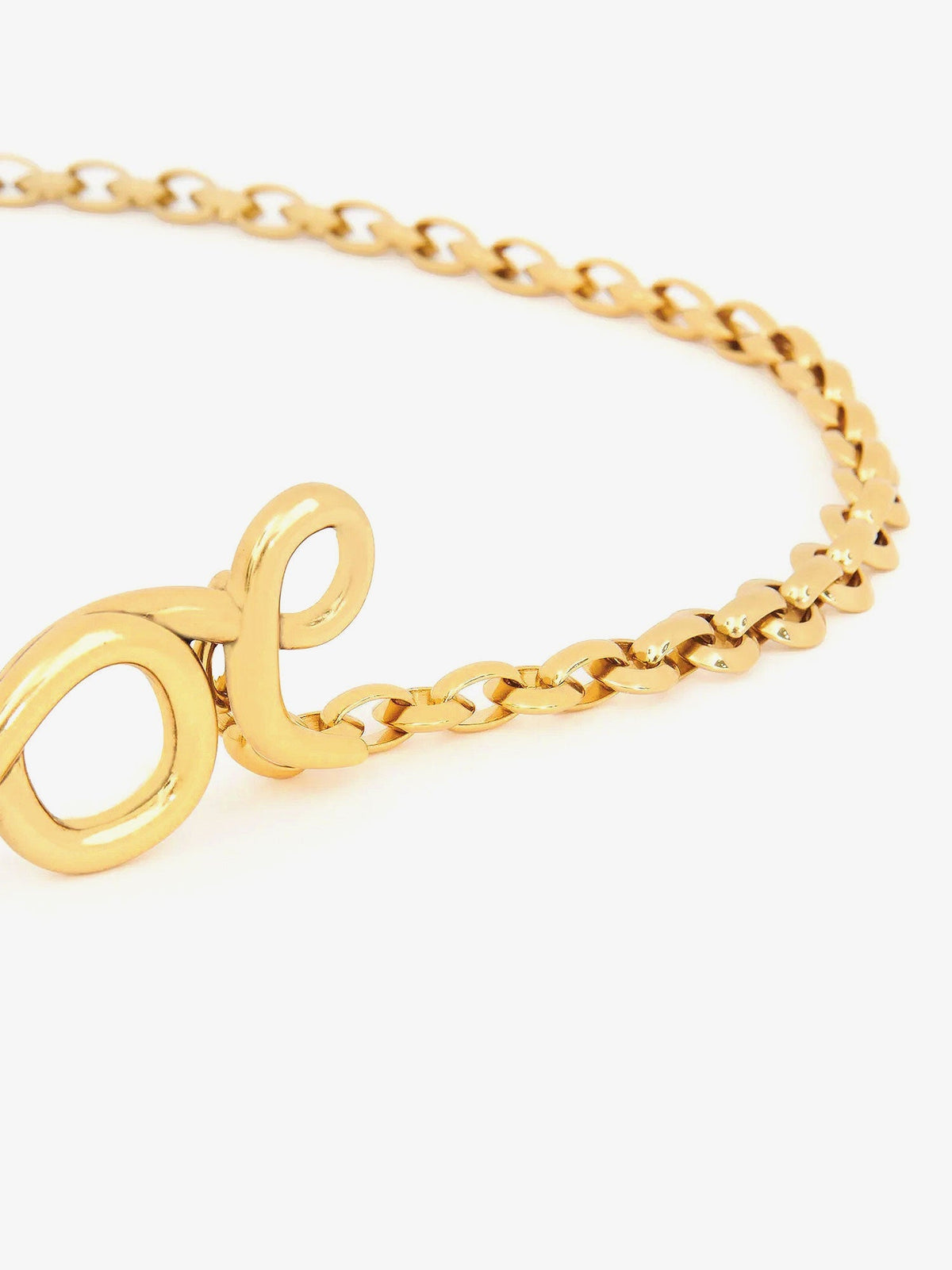 Chloe' Women Chloe Iconic Brass Belt CHLOE