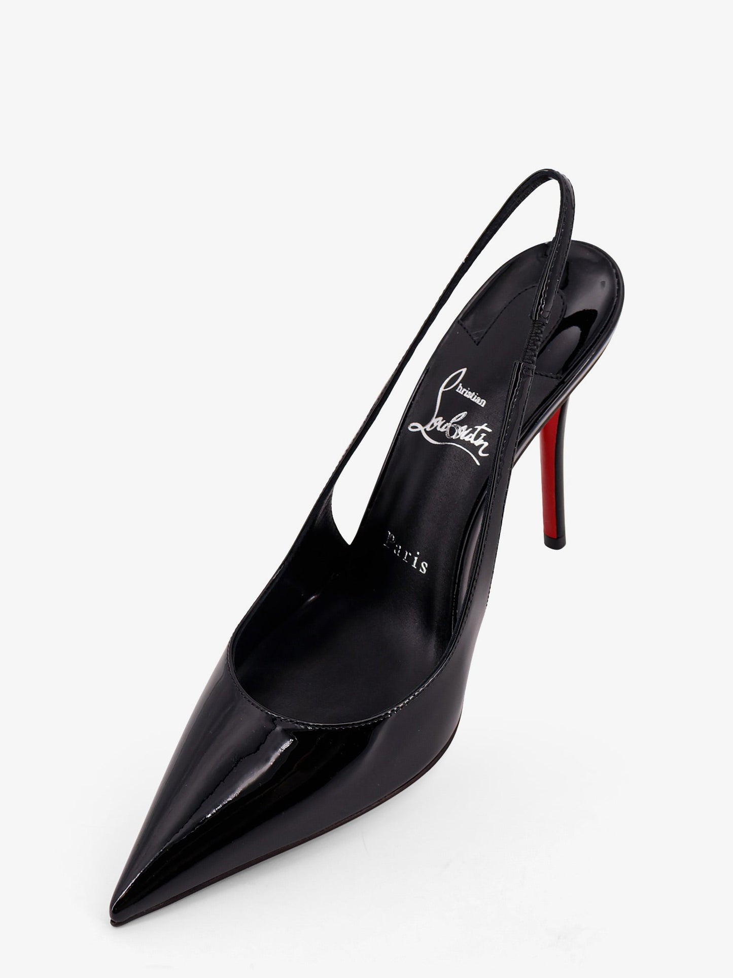Christian Louboutin Women Miss Z Patent Leather Slingback Decollete CHRISTIAN LOUBOUTIN