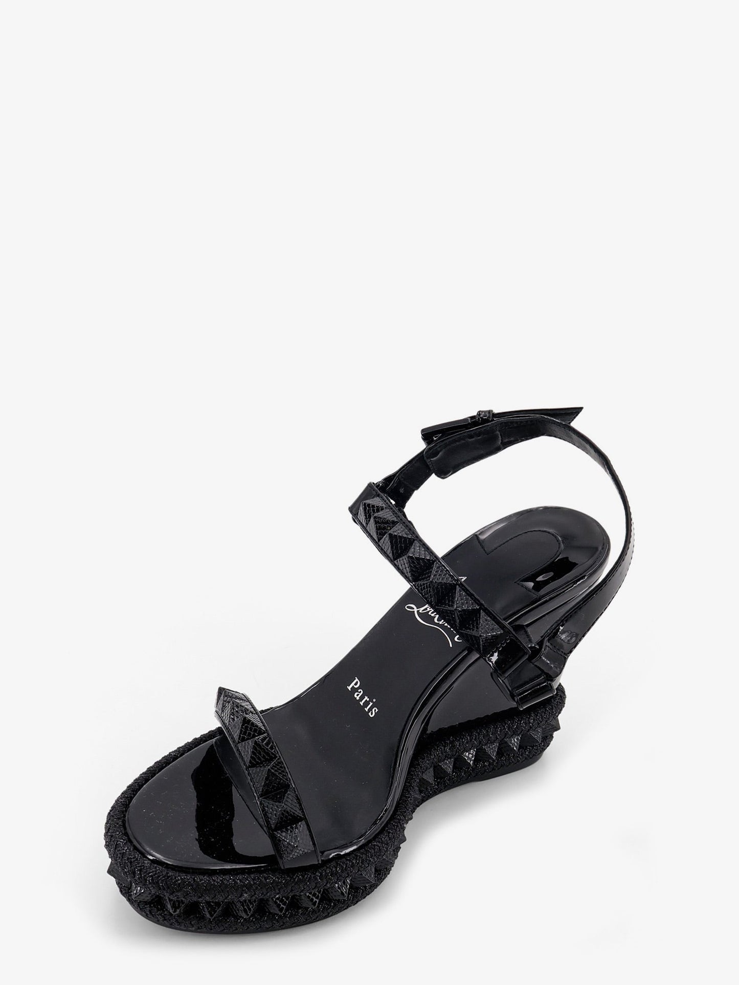Christian Louboutin Women Pyra Clou Leather Sandals CHRISTIAN LOUBOUTIN