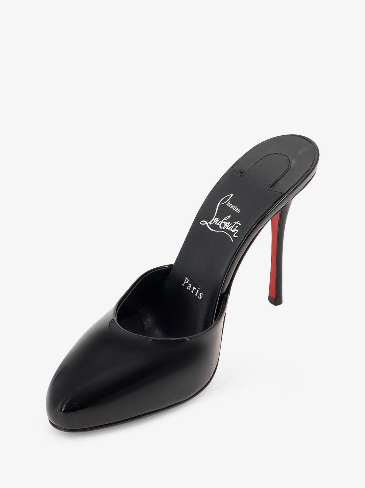 Christian Louboutin Women Patent Leather Dolly Mule Sandals CHRISTIAN LOUBOUTIN