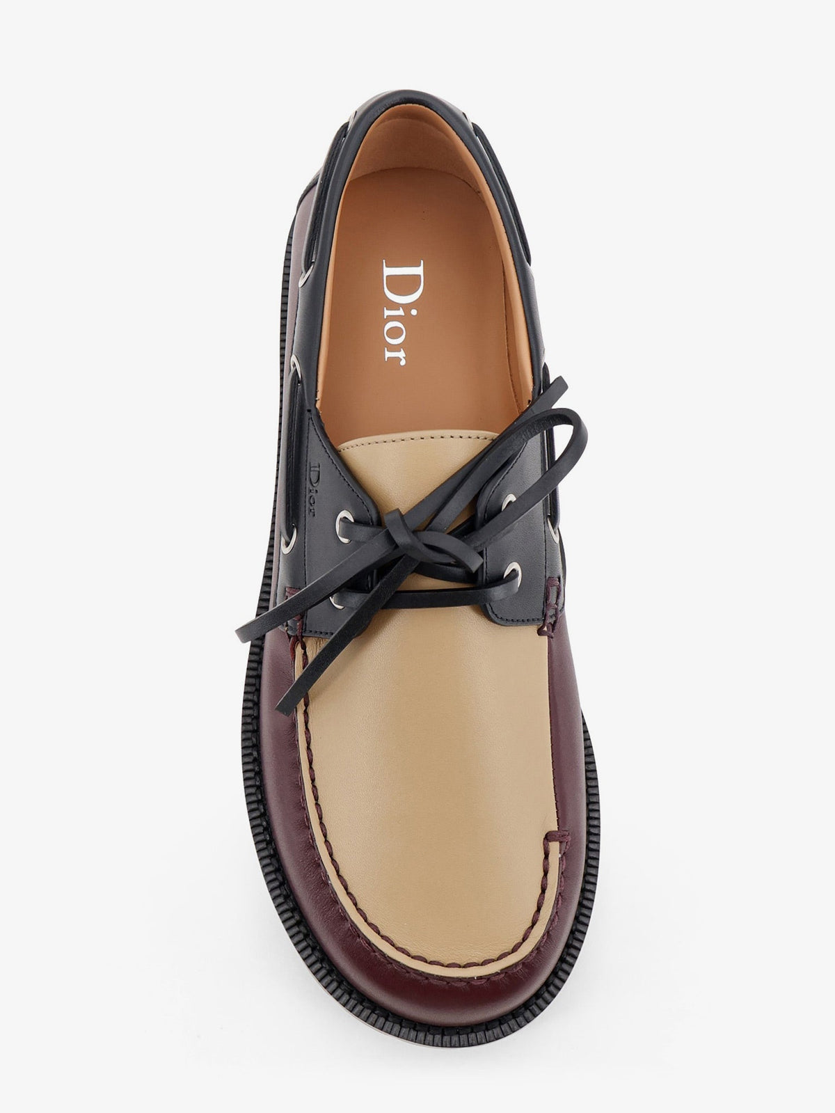 Dior Men Archie Lug Leather Moccasin CHRISTIAN DIOR