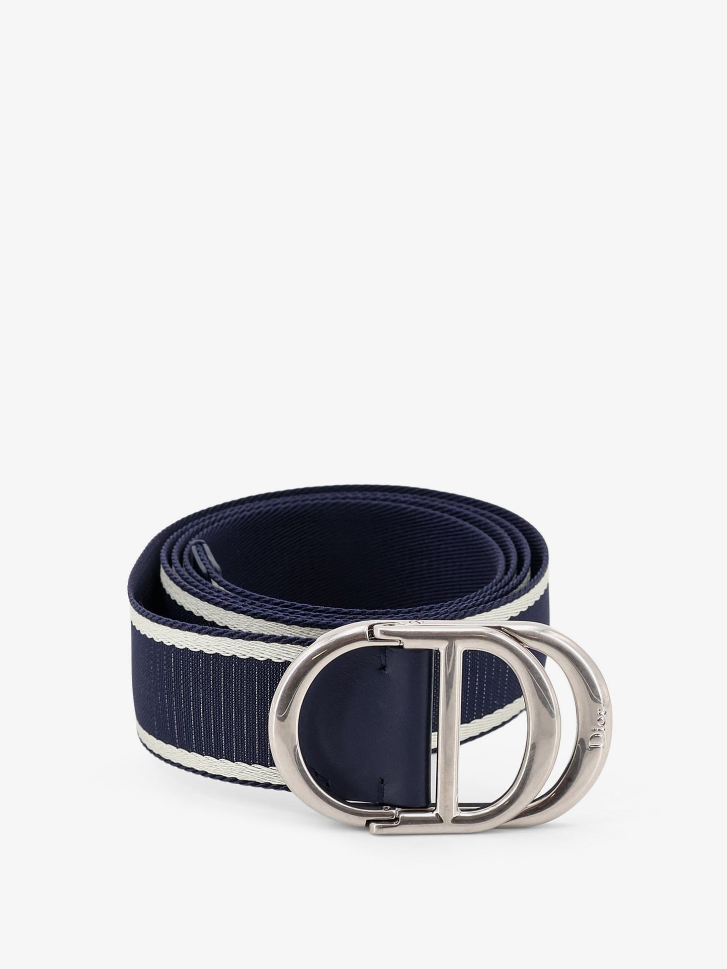 Dior Men Nylon Belt With Embroidered Logo CHRISTIAN DIOR