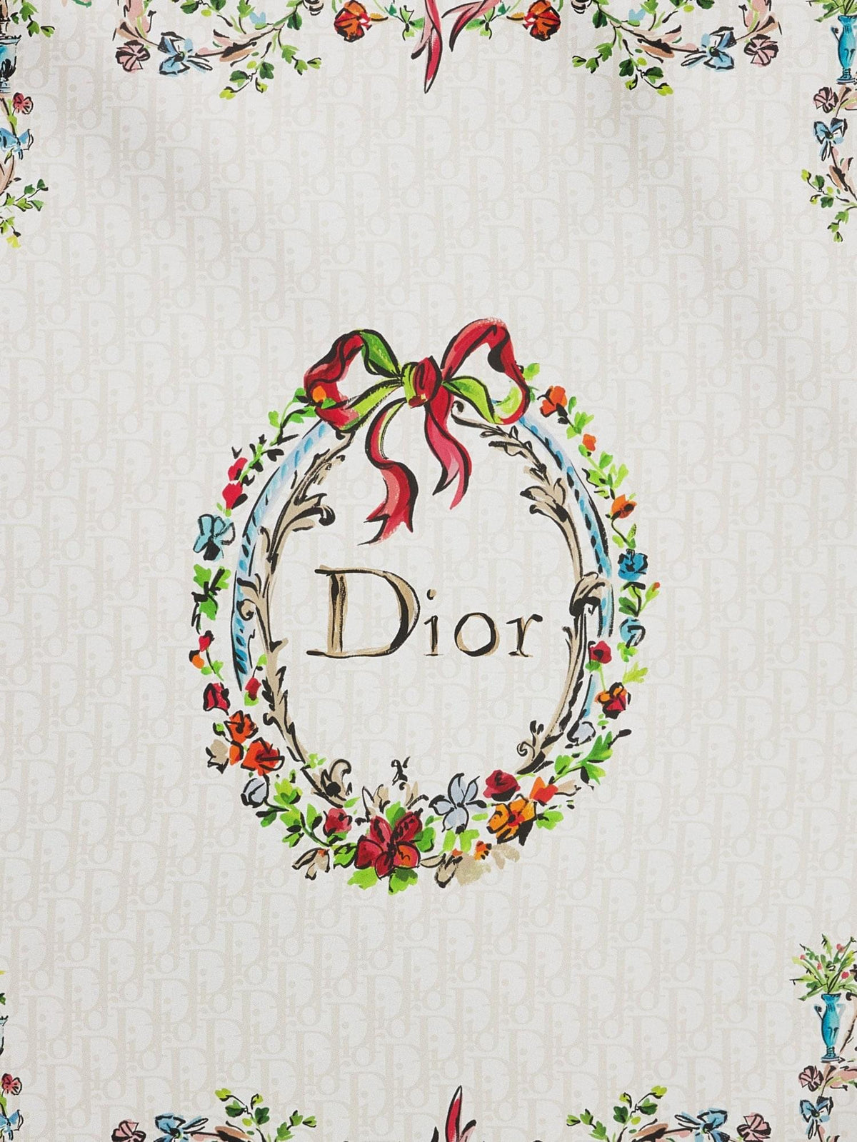 Dior Women Dior Arabesque Dioriviera 90 Silk Foulard CHRISTIAN DIOR