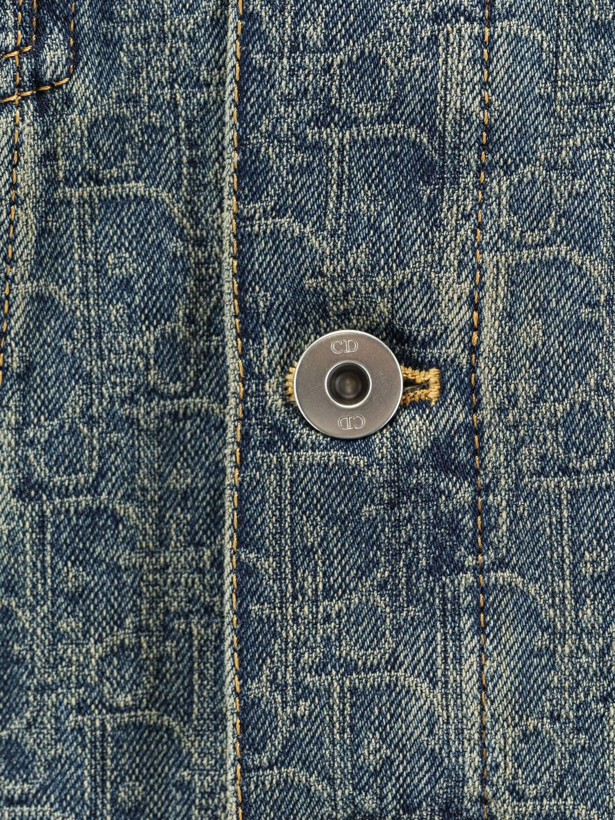 Dior Women Denim Jacket With Dior Oblique Motif CHRISTIAN DIOR