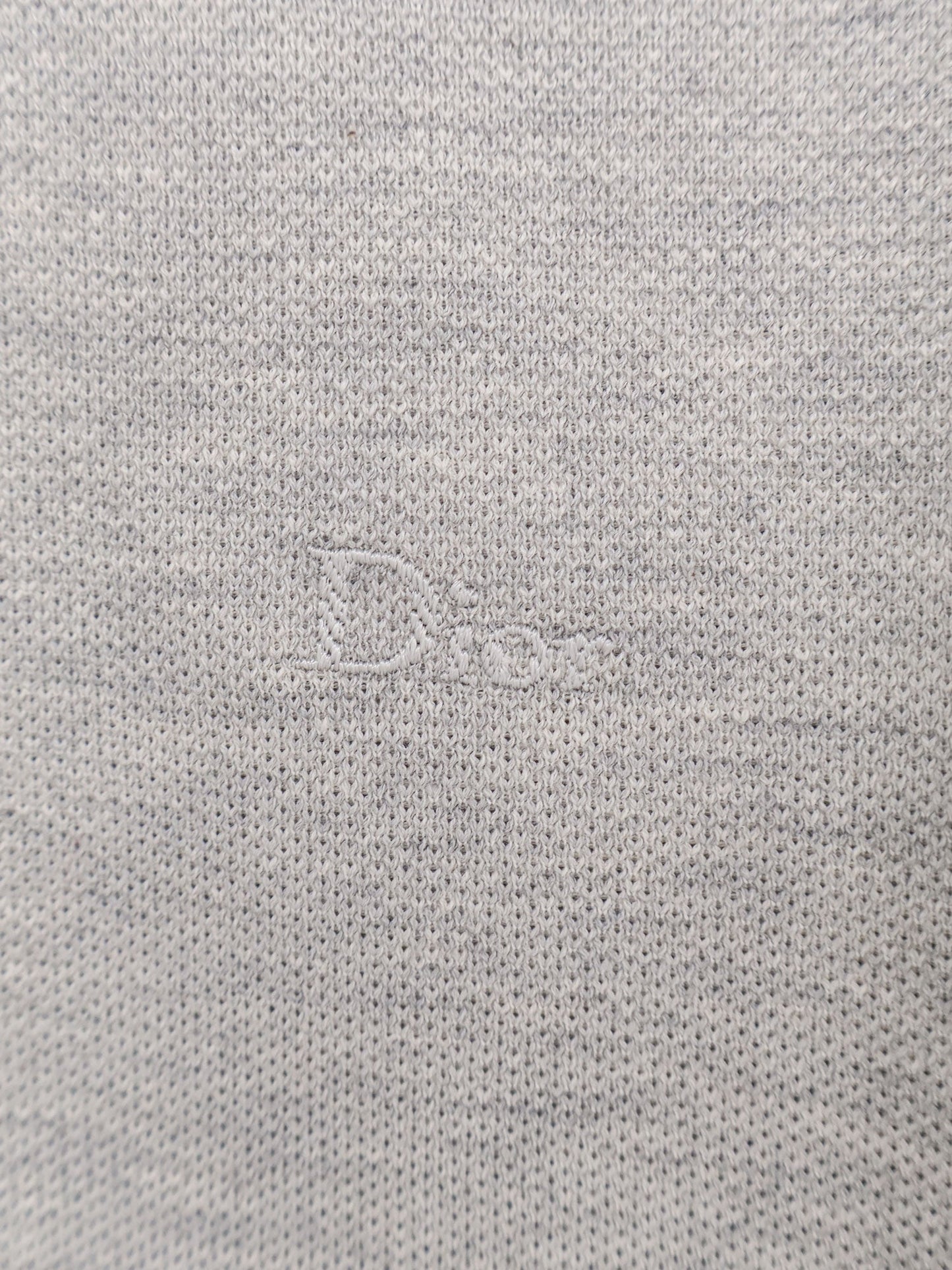 Dior Men Cotton And Silk Polo Shirt With Logo Embroidery CHRISTIAN DIOR