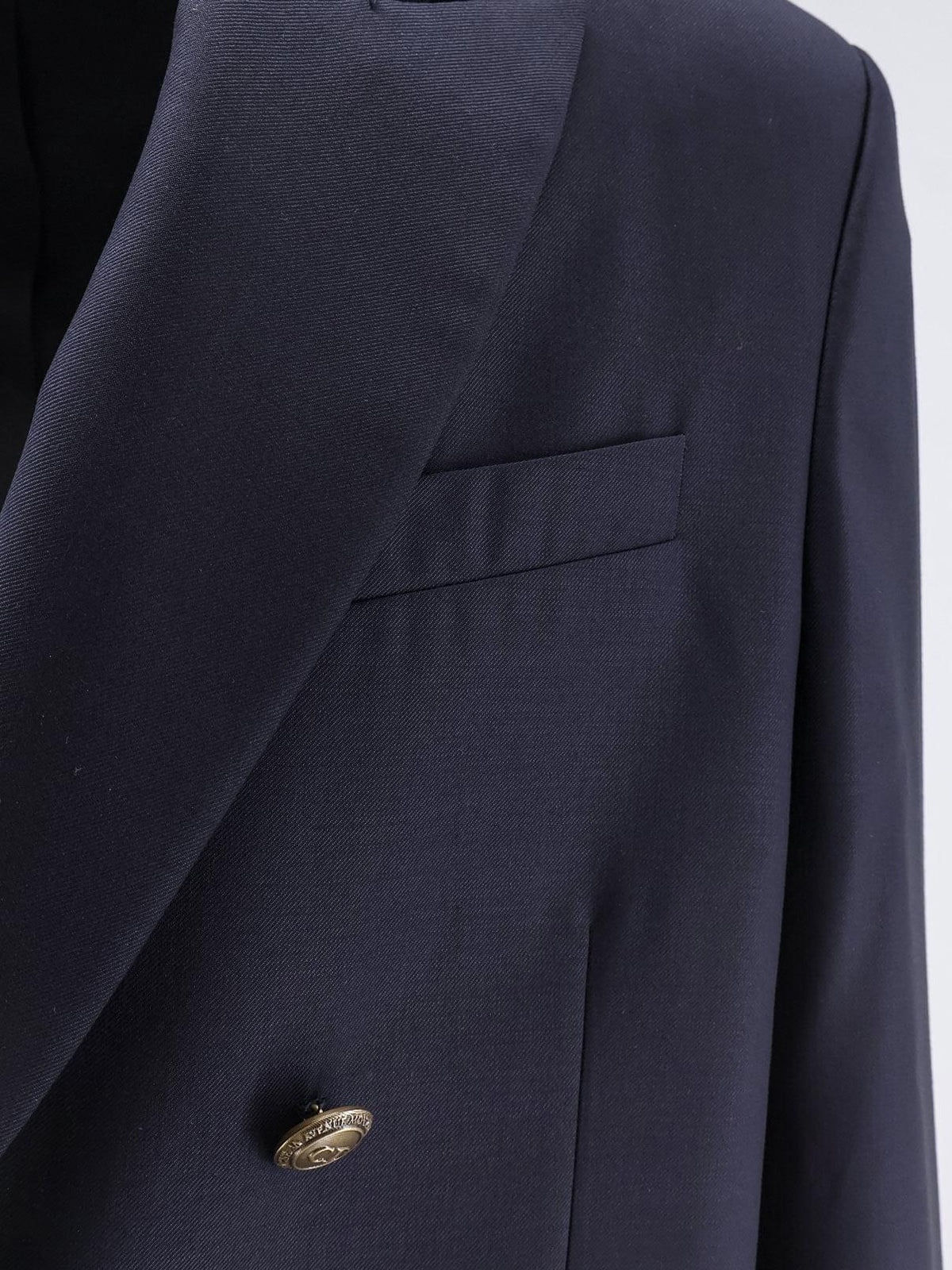 Dior Men Double-Breasted Virgin Wool Blazer CHRISTIAN DIOR