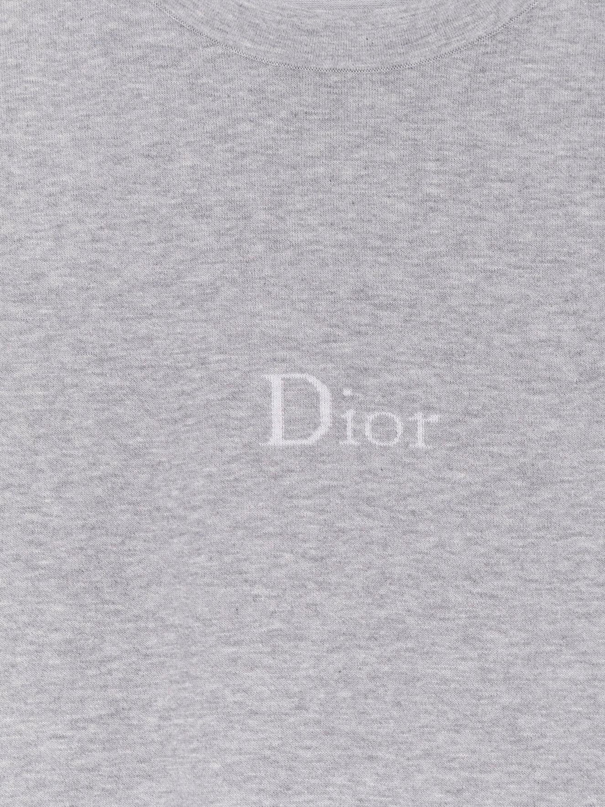Dior Men Knitted T-Shirt With Logo CHRISTIAN DIOR