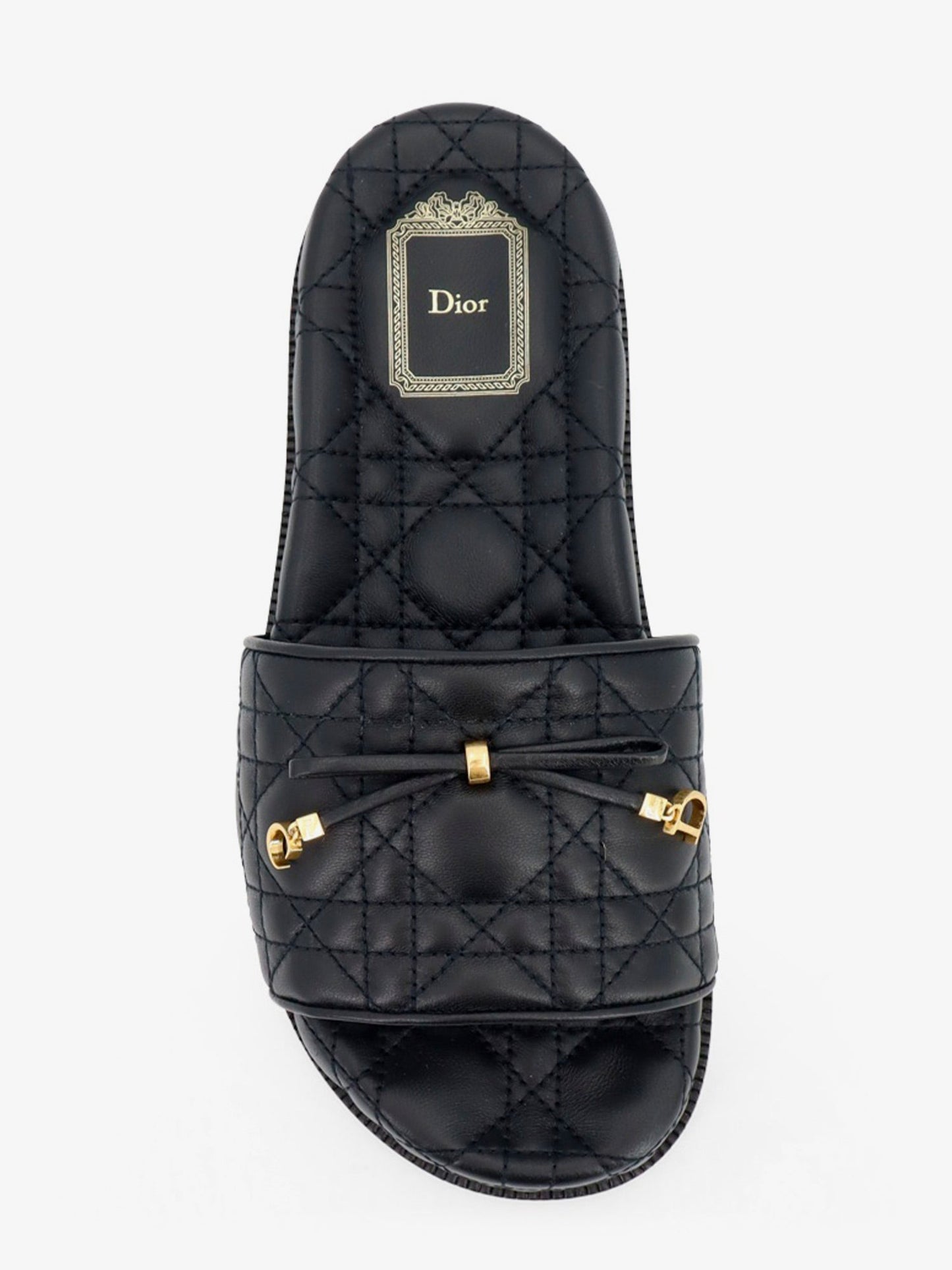Dior Women Cannage Quilted Leather Sandals CHRISTIAN DIOR