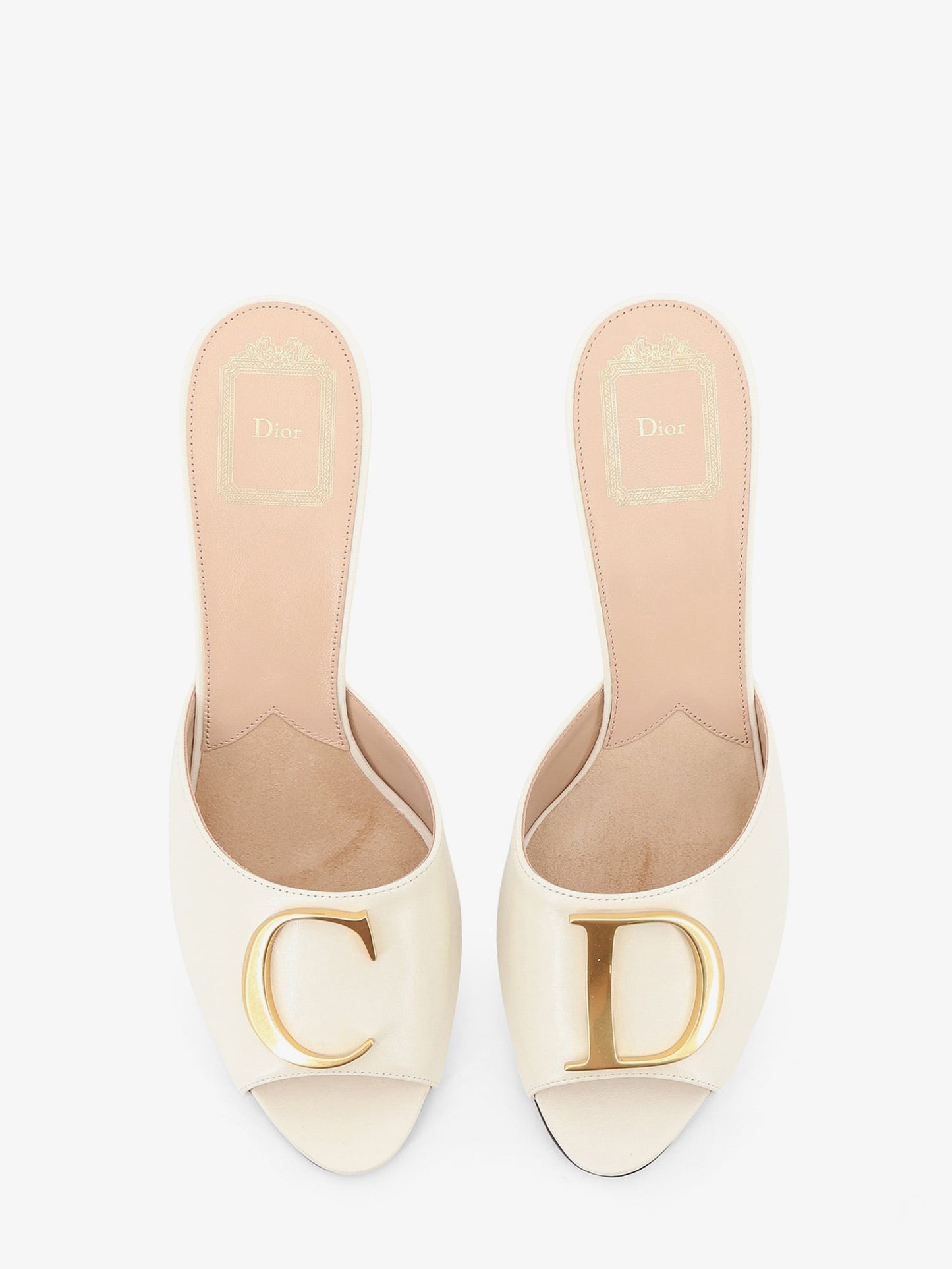 Dior Women Dior Initials Leather Sandals CHRISTIAN DIOR