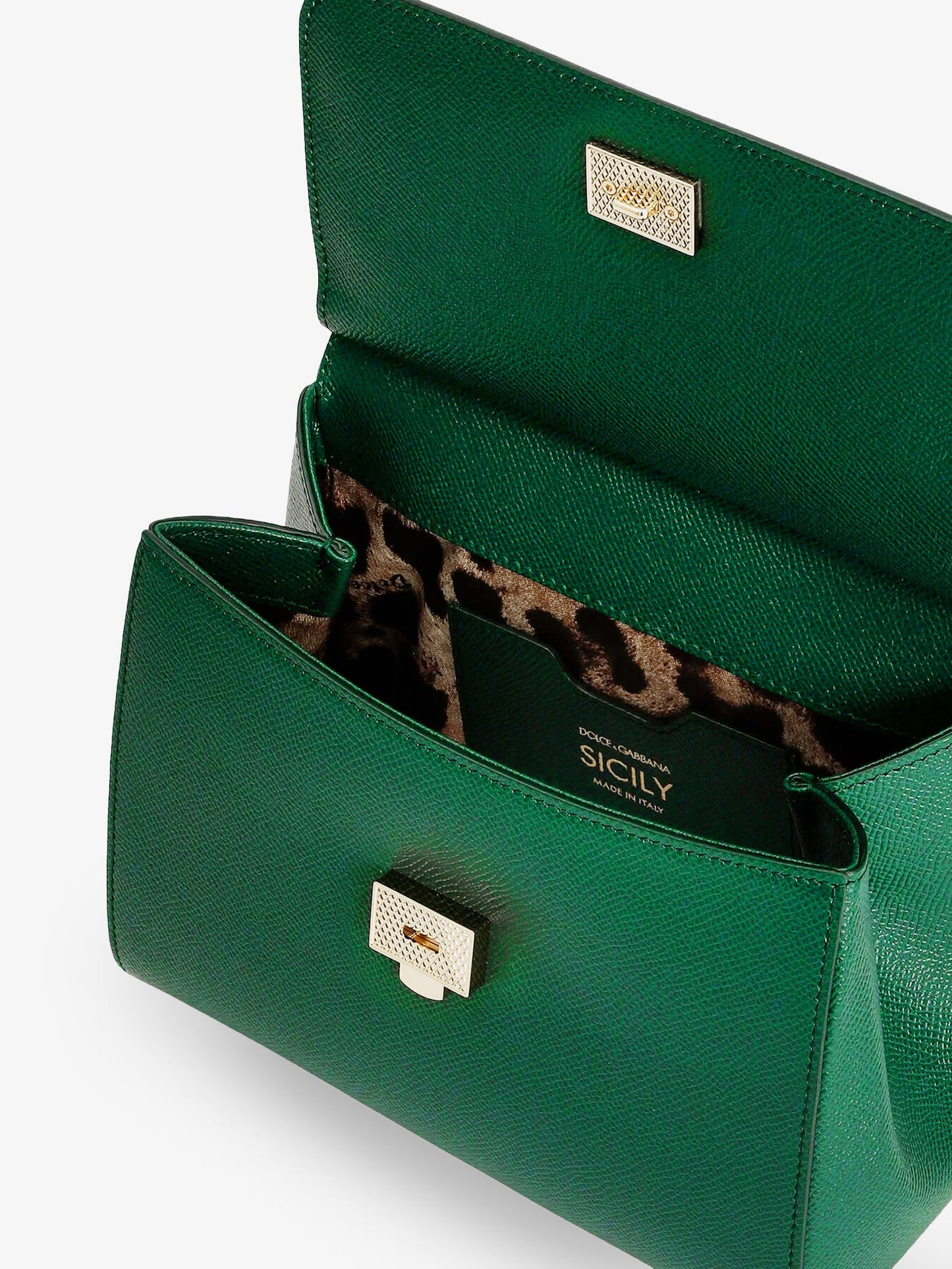 Dolce & Gabbana Women Sicily Leather Crossbody Bag DOLCE & GABBANA