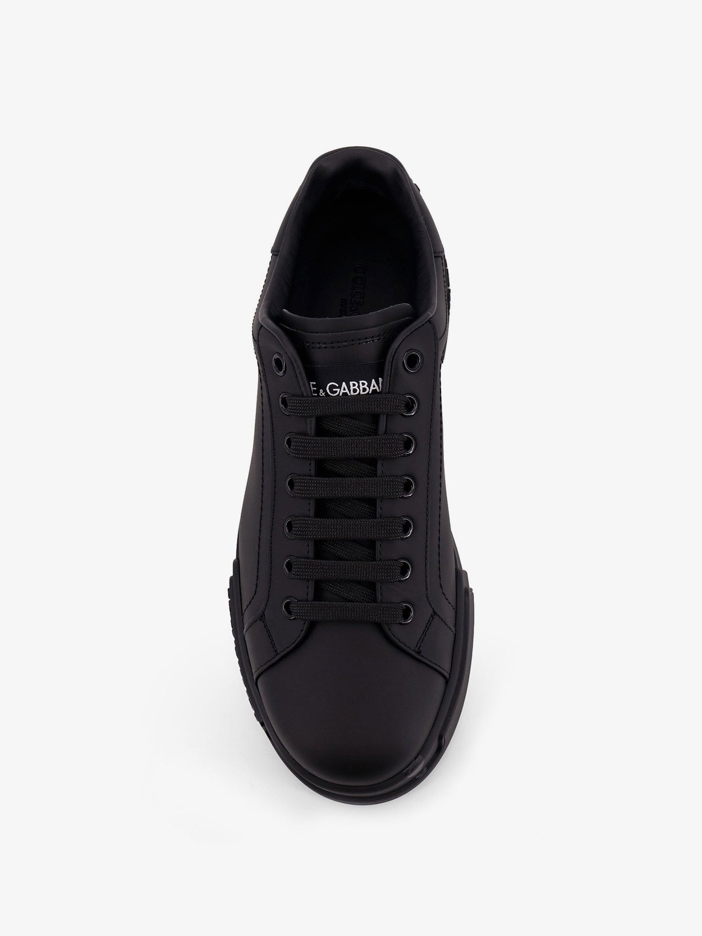 Dolce & Gabbana Men Portofino Leather Sneakers DOLCE & GABBANA