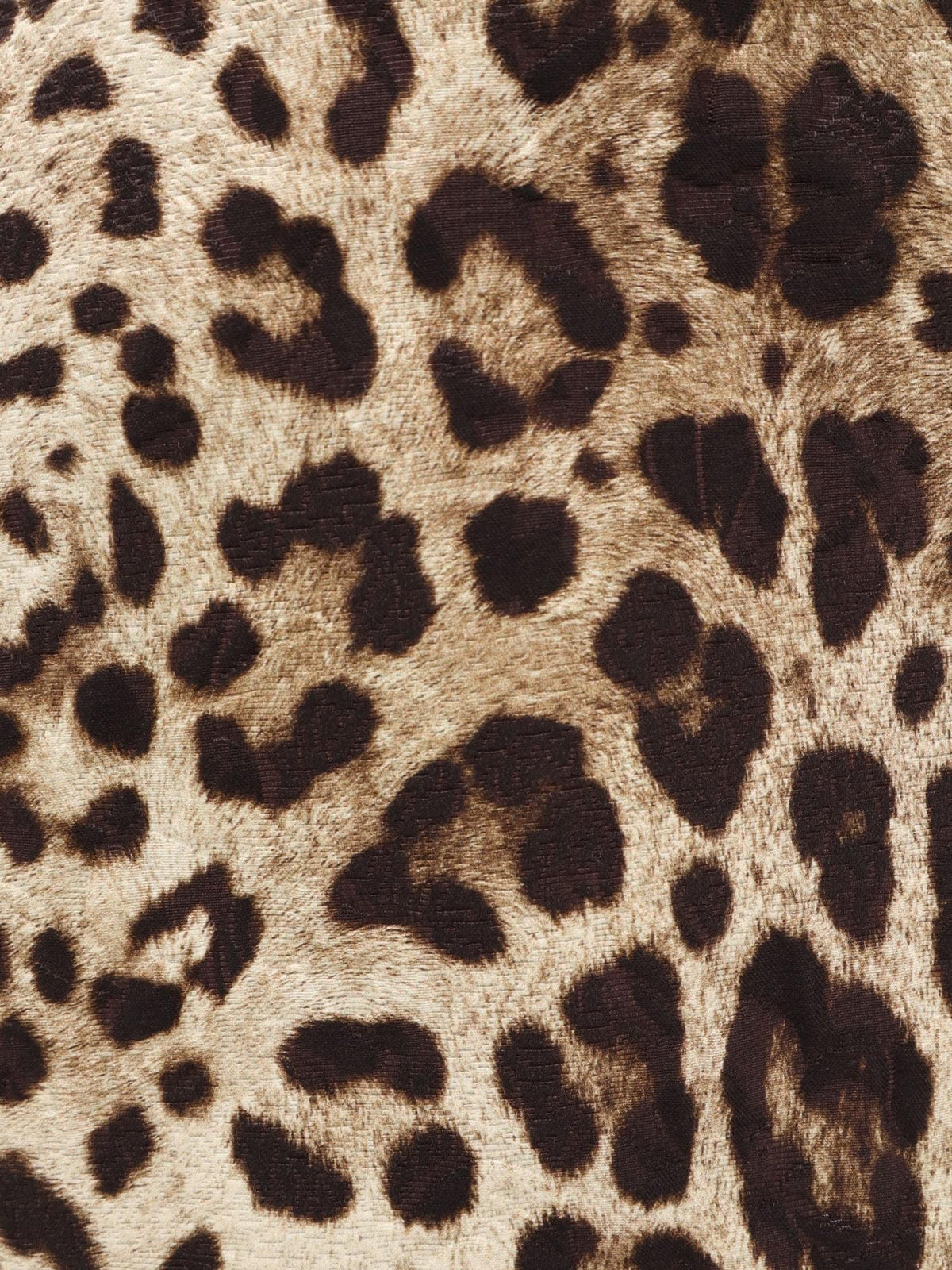 Dolce & Gabbana Women Cotton, Silk And Viscose Mini Skirt With Animal Motif DOLCE & GABBANA