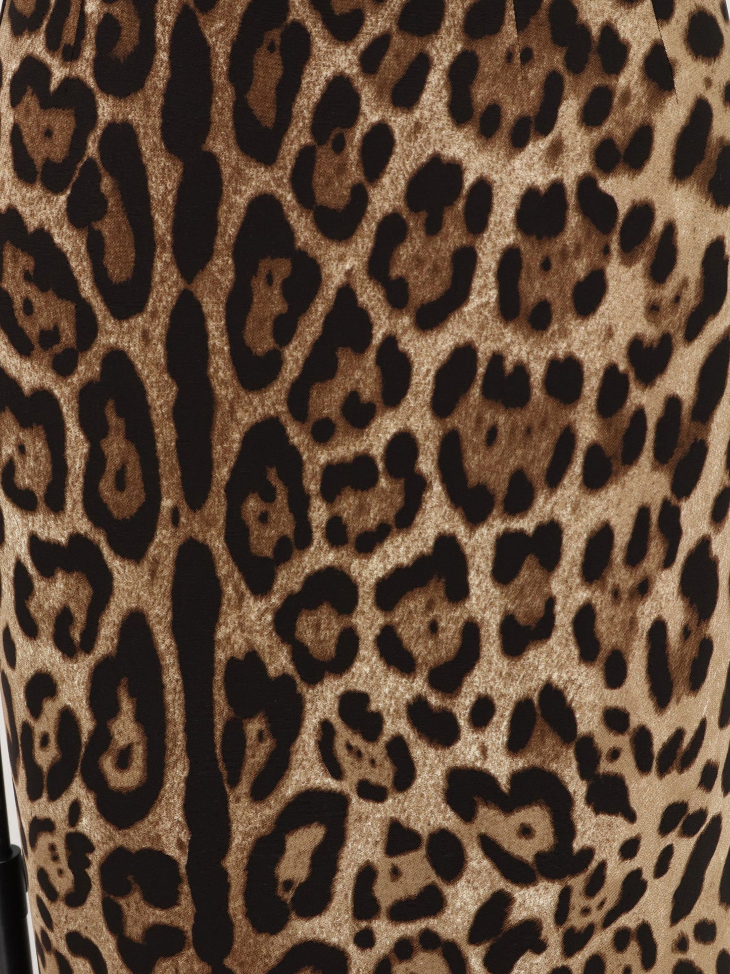Dolce & Gabbana Women Stretch Viscose Longuette Skirt With Animal Print DOLCE & GABBANA