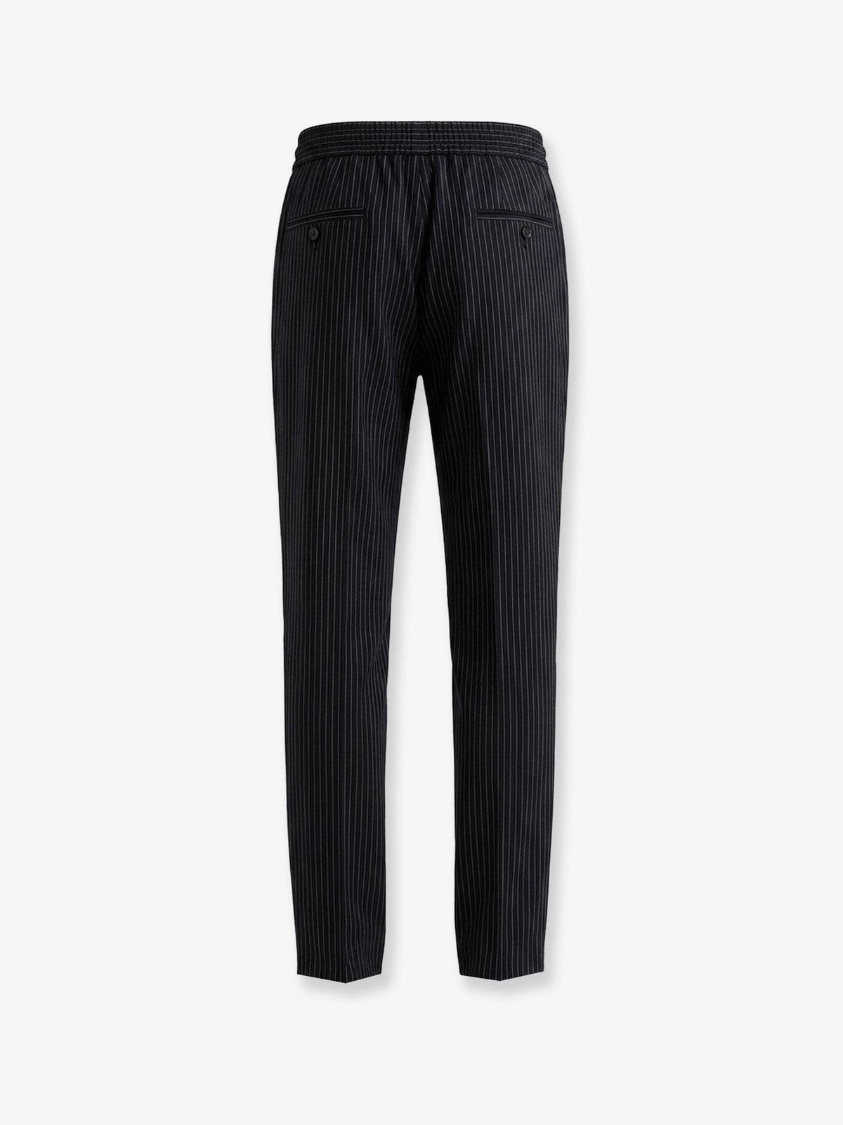 Dolce & Gabbana Men Pinstriped Wool Jogging Trousers DOLCE & GABBANA