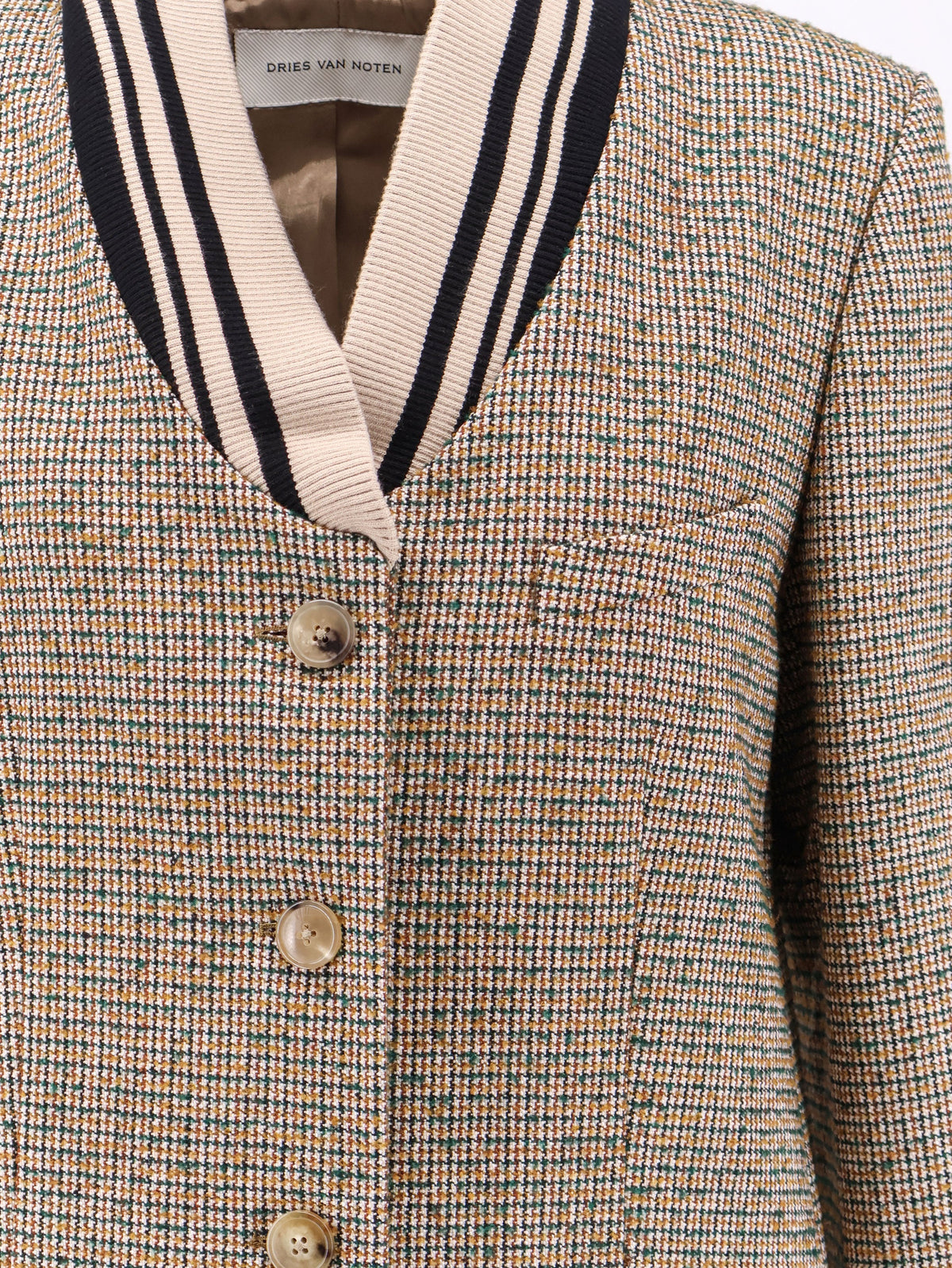 Dries Van Noten Women Ritt Madras Cotton Blend Coat DRIES VAN NOTEN