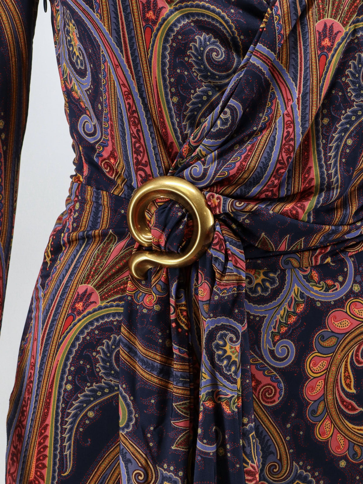 Etro Women Stretch Viscose Dress With Iconic Pattern ETRO