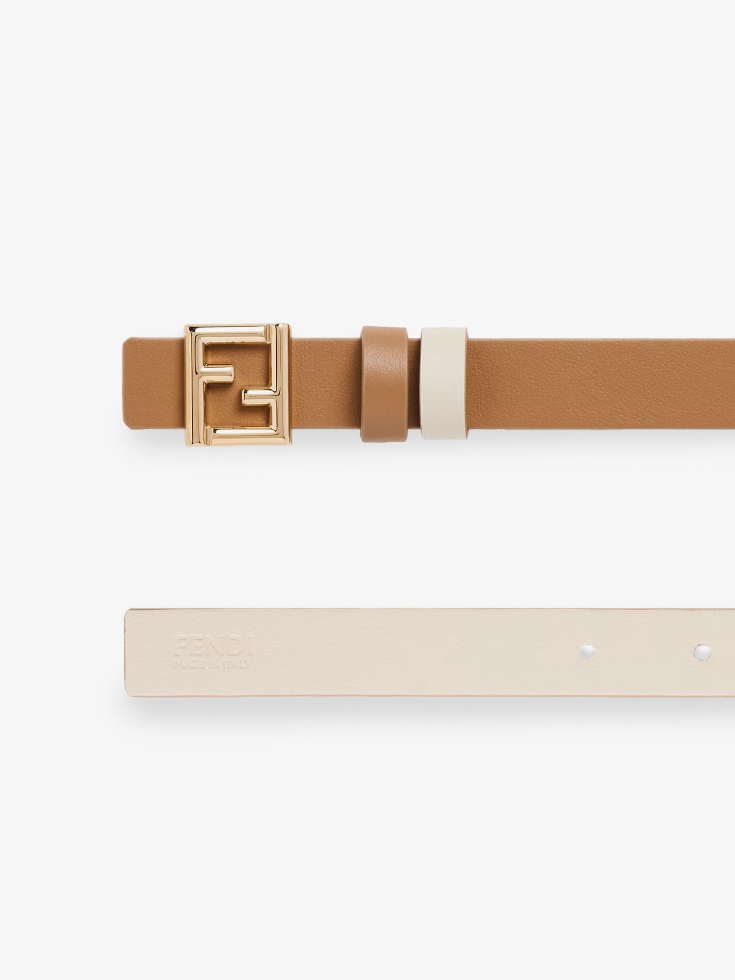 Fendi Women Ff Leather Belt FENDI