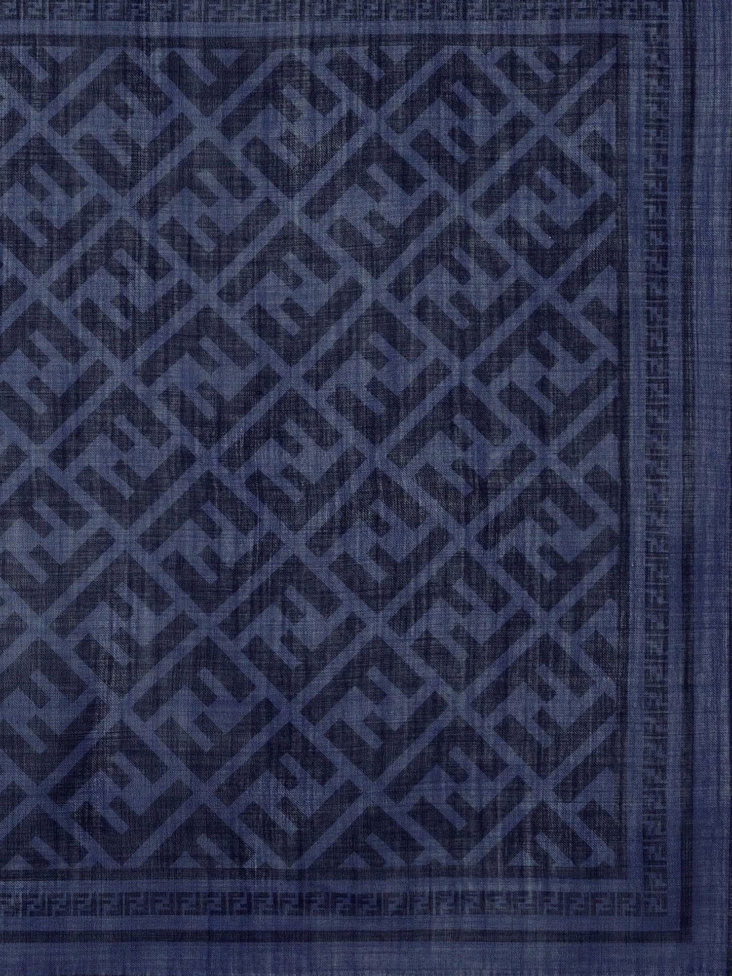 Fendi Men Wool And Silk Scarf FENDI
