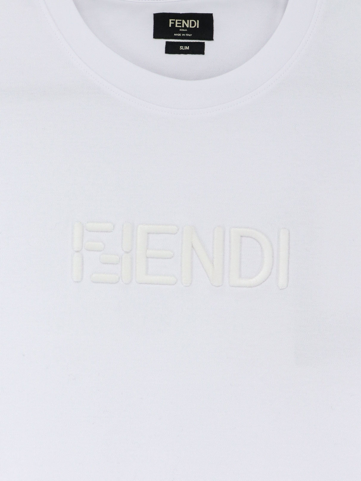 Fendi Men Slim Fit Cotton T-Shirt FENDI