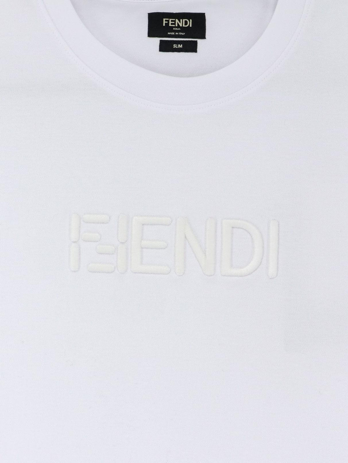 Fendi Men Slim Fit Cotton T-Shirt FENDI