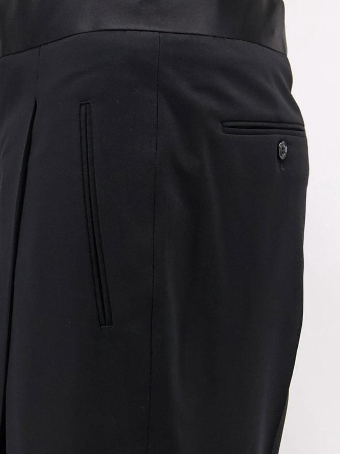 Giorgio Armani Men Black Tailored Wool Trousers GIORGIO ARMANI