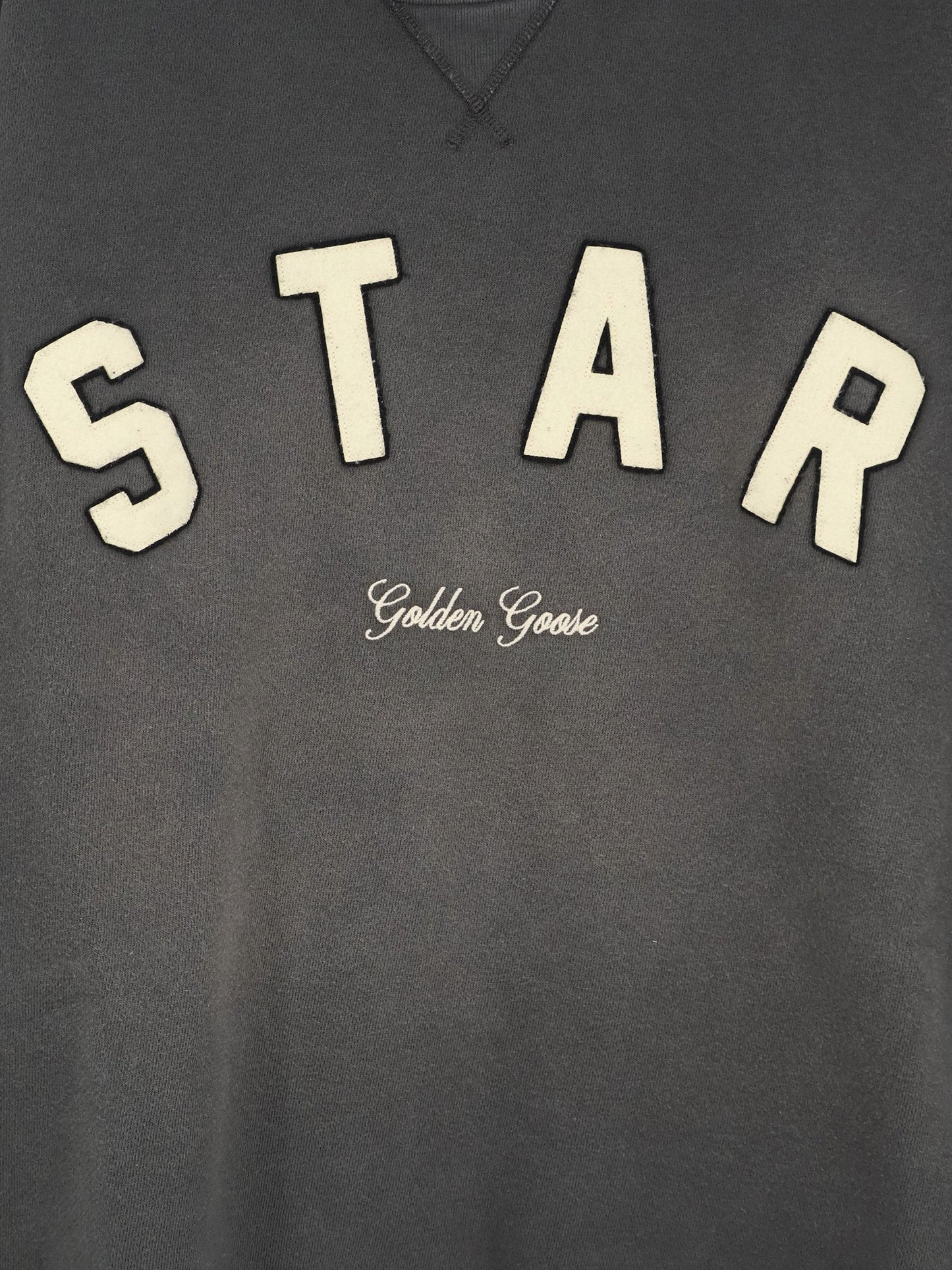Golden Goose Deluxe Brand Unisex Cotton Sweatshirt With Front Logo GOLDEN GOOSE