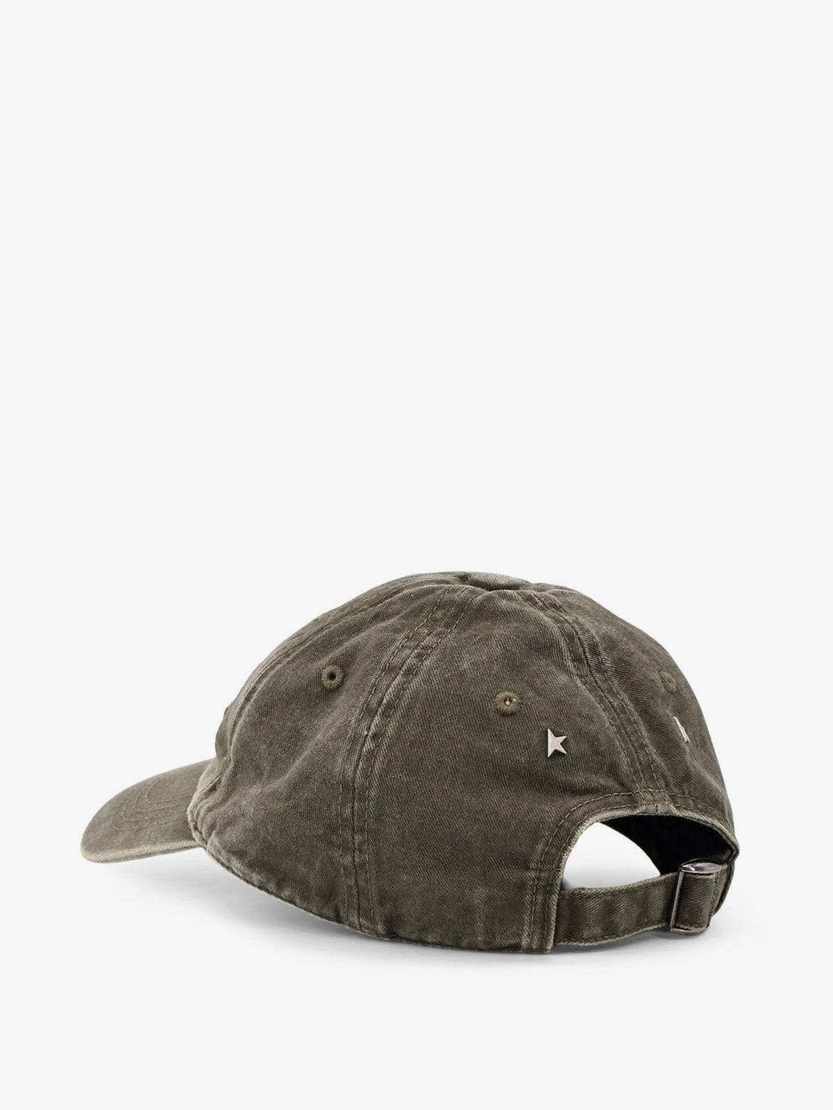 Golden Goose Deluxe Brand Men Decostructed Washed Cotton Baseball Cap GOLDEN GOOSE