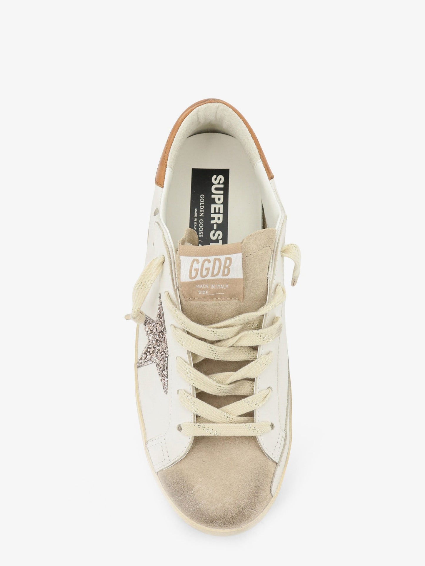 Golden Goose Deluxe Brand Women Super-Star Leather Sneakers With Iconic Side Logo GOLDEN GOOSE