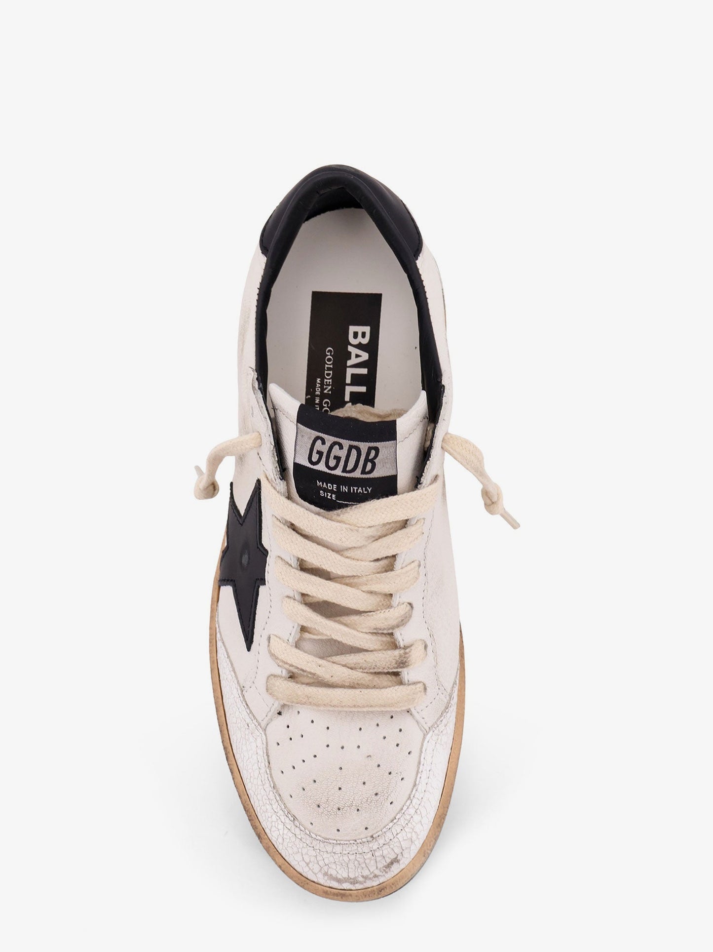 Golden Goose Deluxe Brand Women Ballstar Leather Sneakers With Iconic Side Logo GOLDEN GOOSE