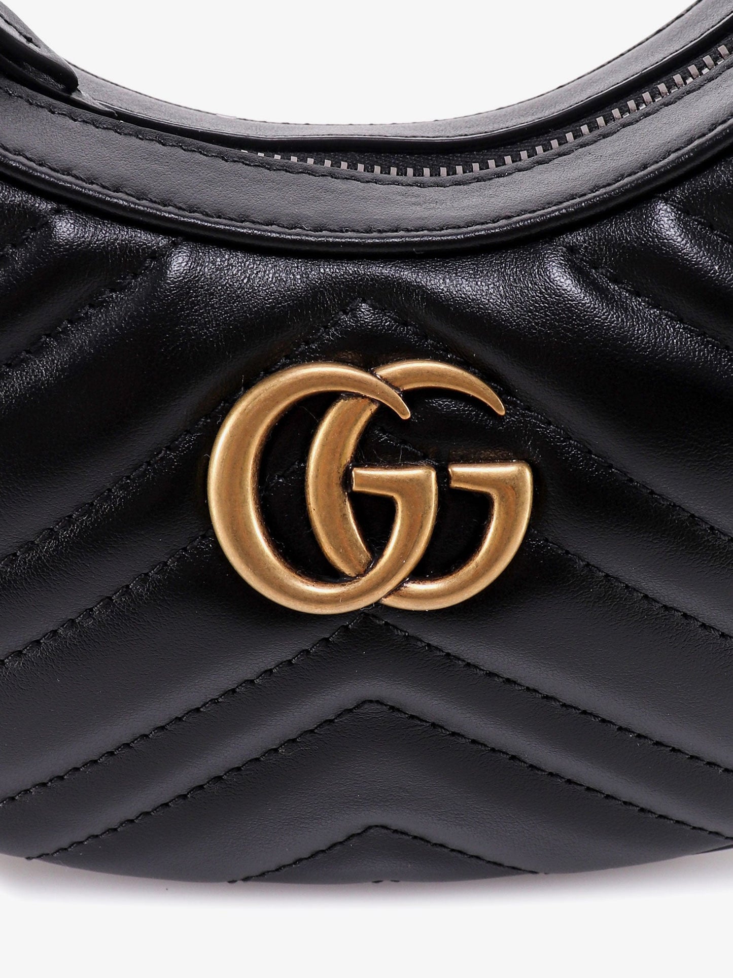 Gucci Women Gg Marmont Quilted Leather Shoulder Bag With Metal Gg Logo GUCCI