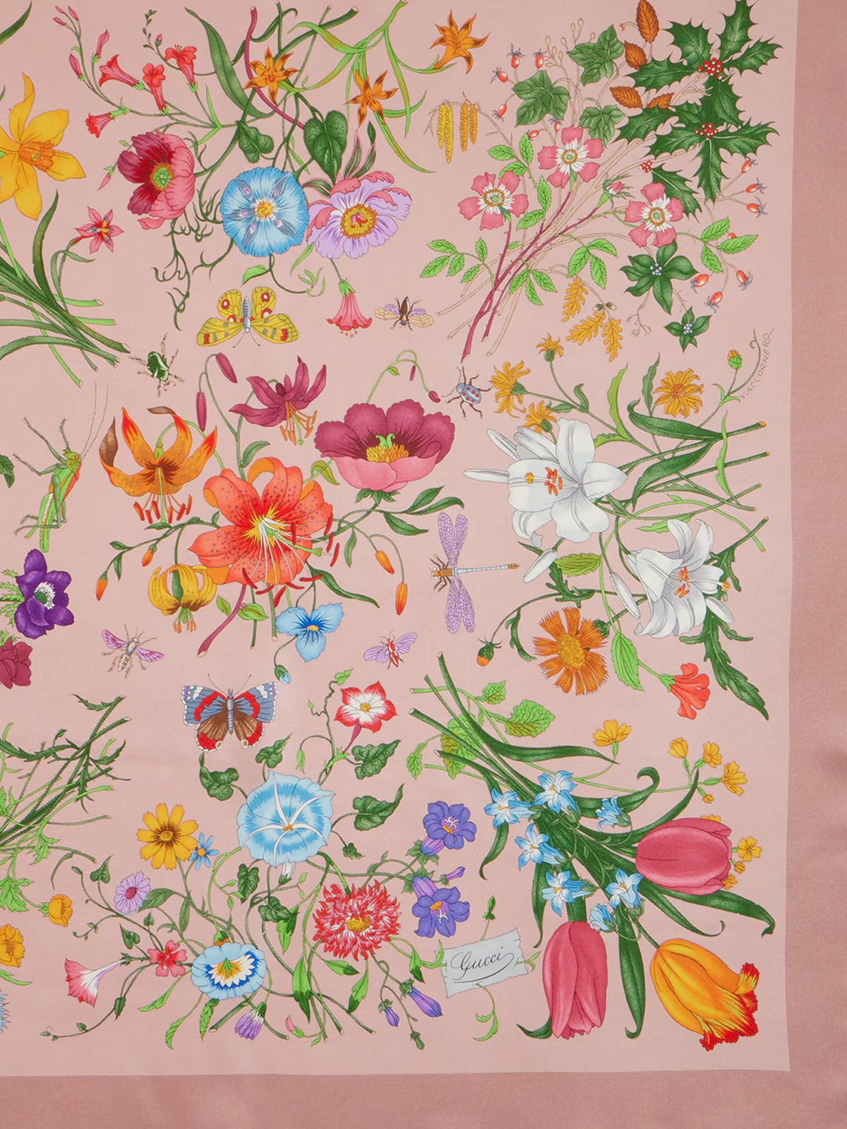 Gucci Women Gucci Flora Silk Foulard GUCCI