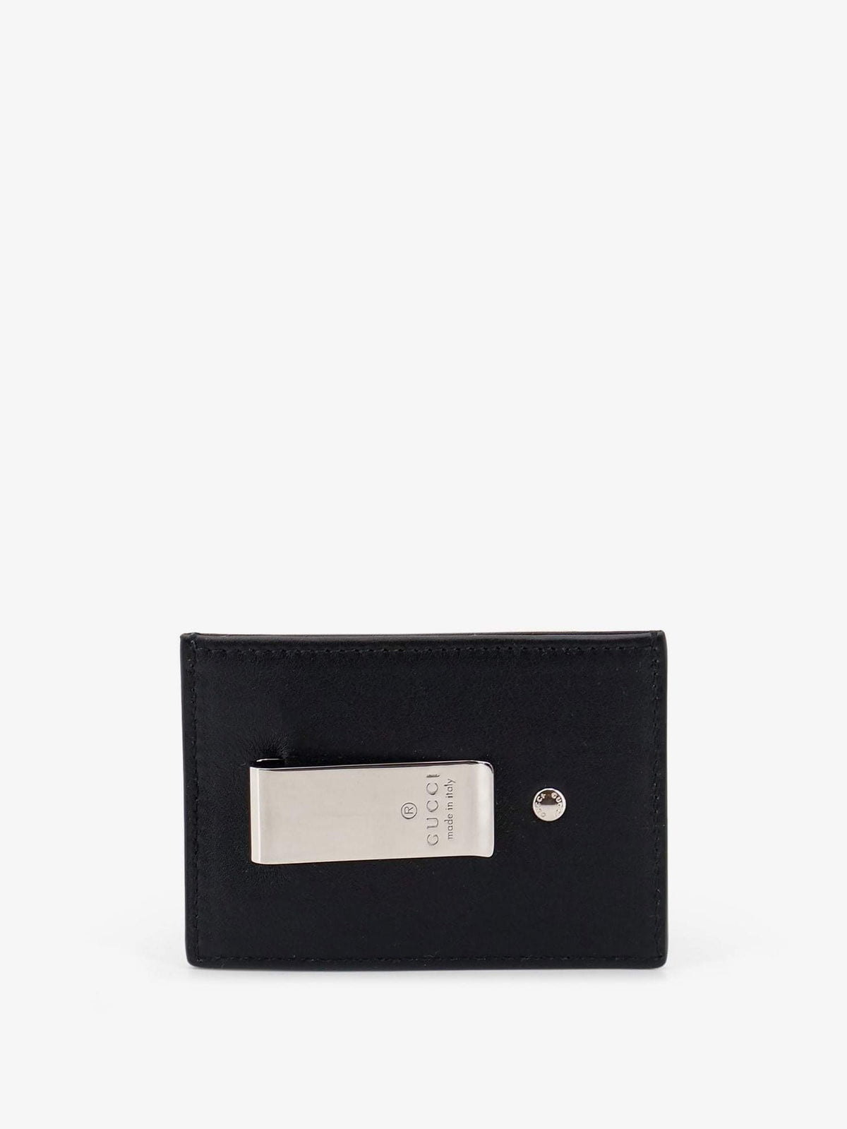 Gucci Men Gg Marmont Leather Card Holder With Money Clip GUCCI