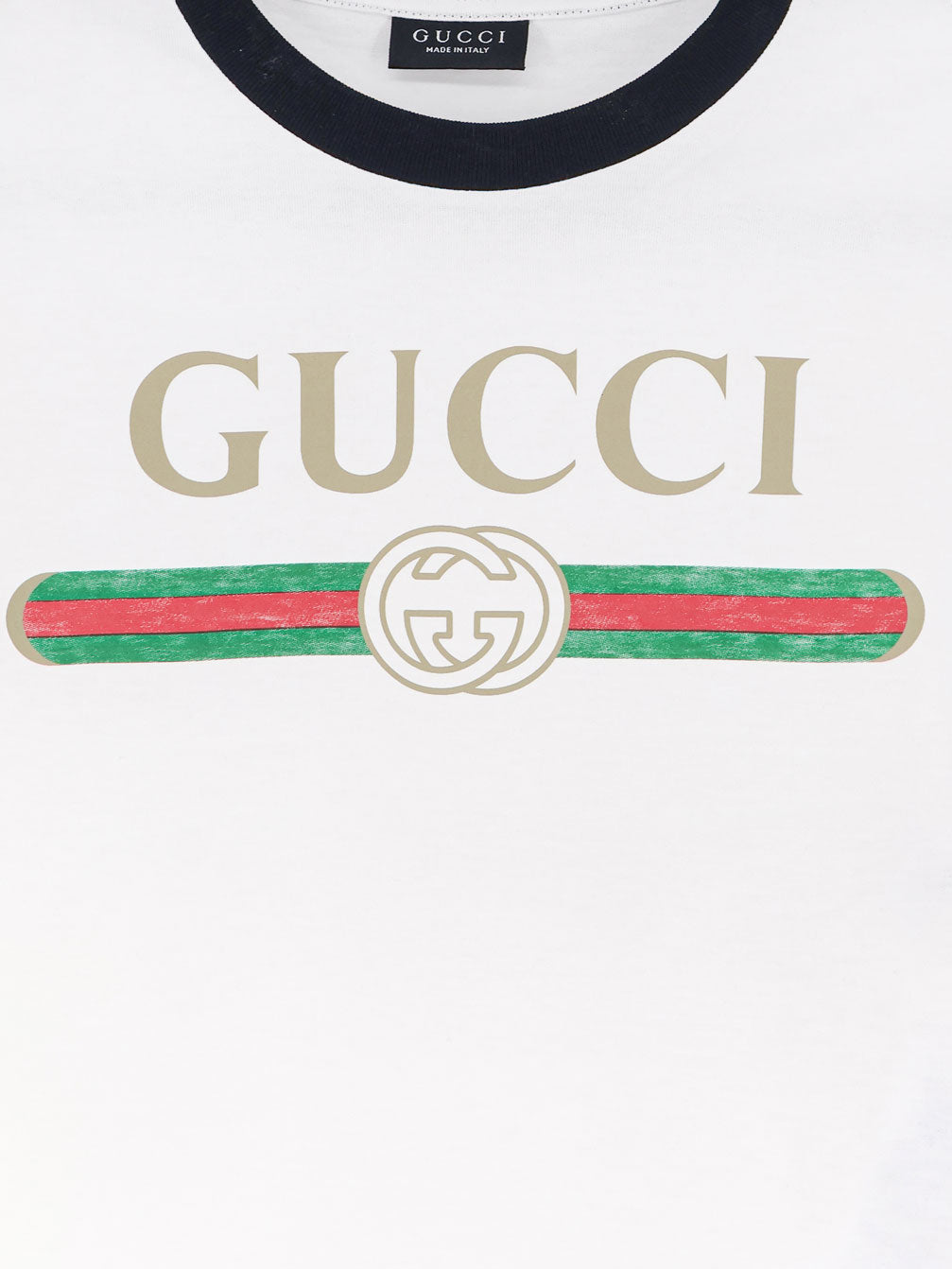 Gucci Women Cotton T-Shirt With Iconic Print GUCCI