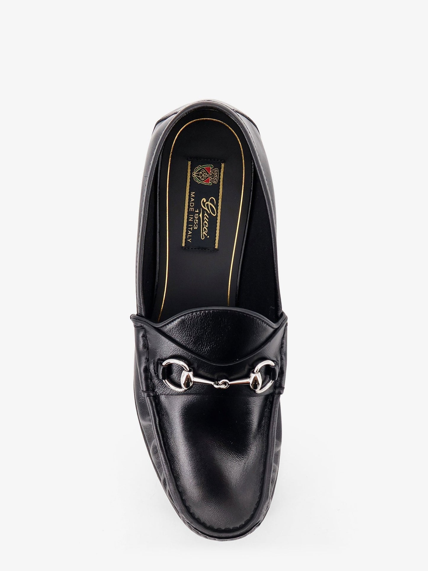 Gucci Men Gucci Lugano Leather Loafers GUCCI