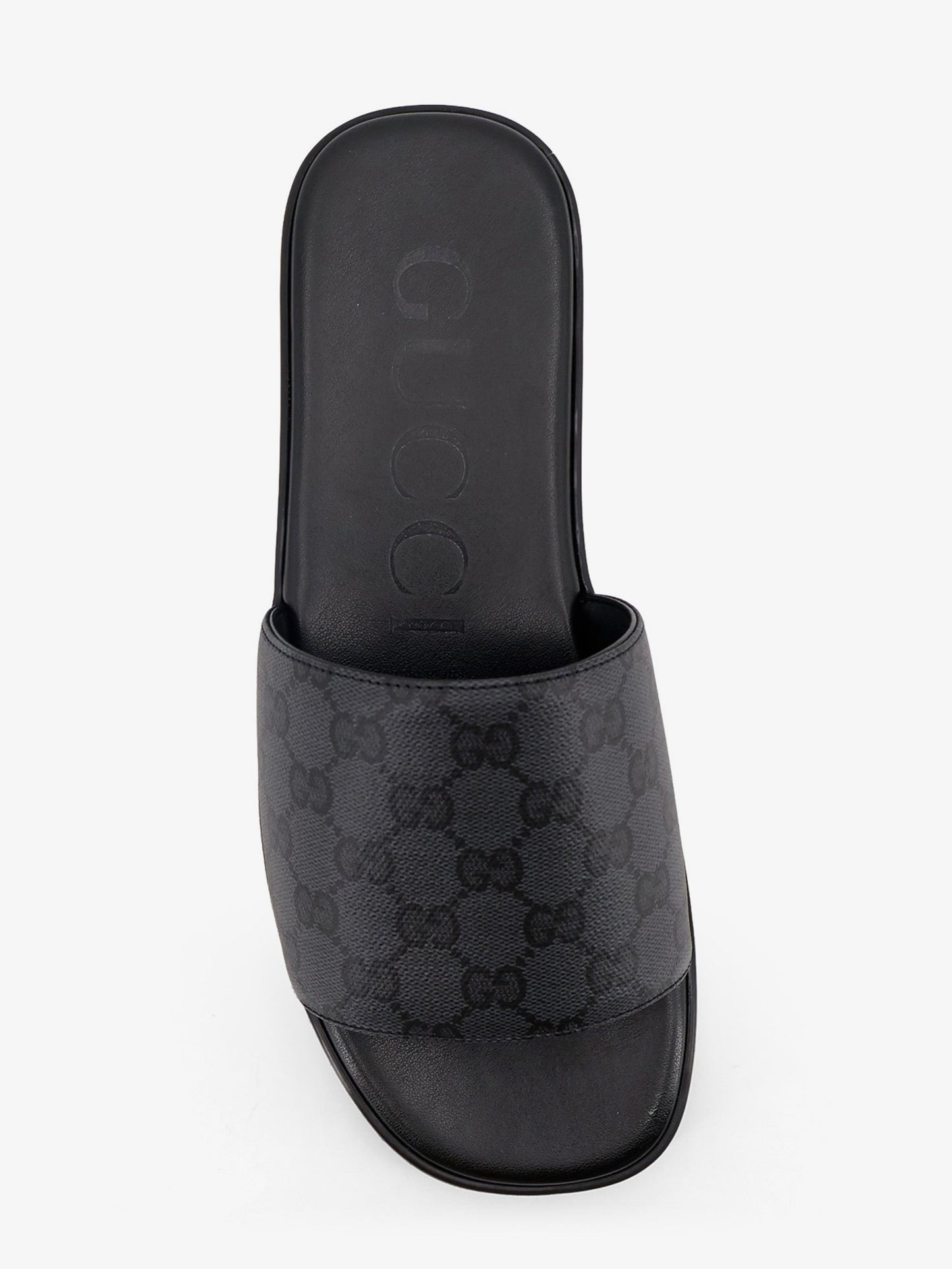 Gucci Men Denim Sandals With Gg Motif GUCCI