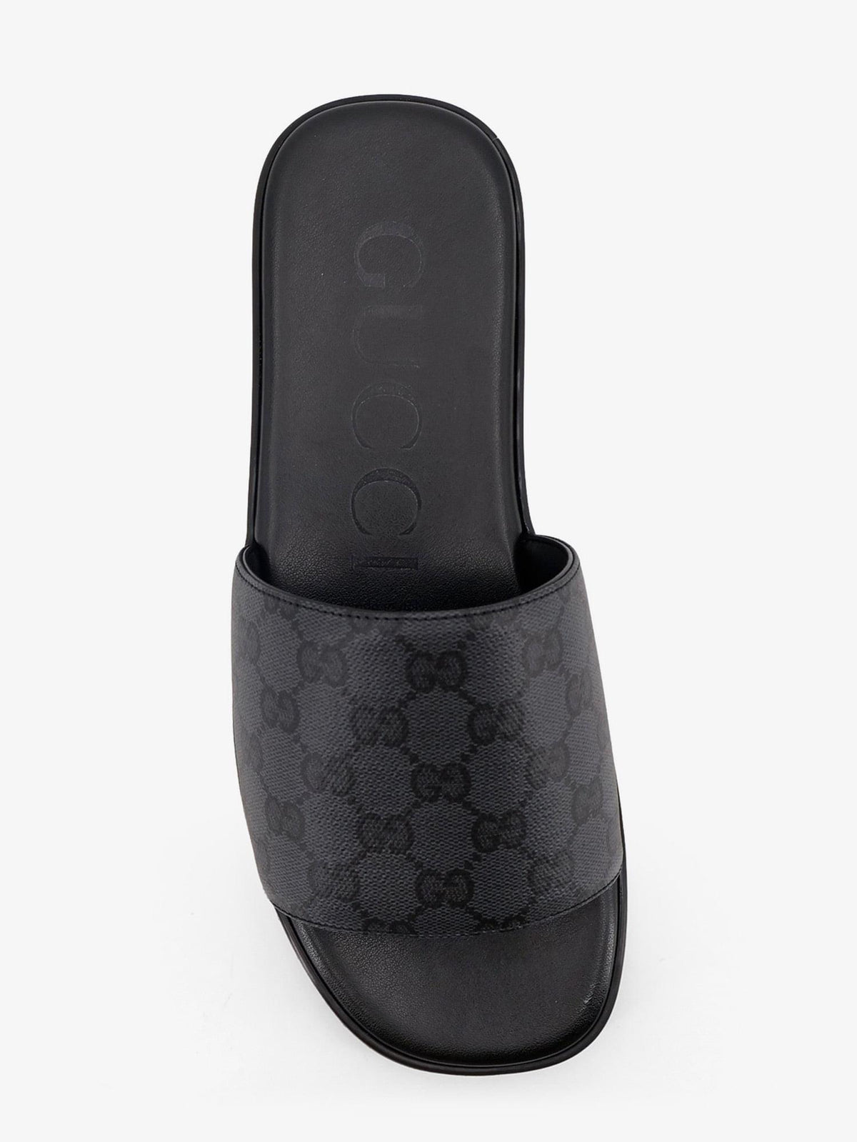 Gucci Men Denim Sandals With Gg Motif GUCCI