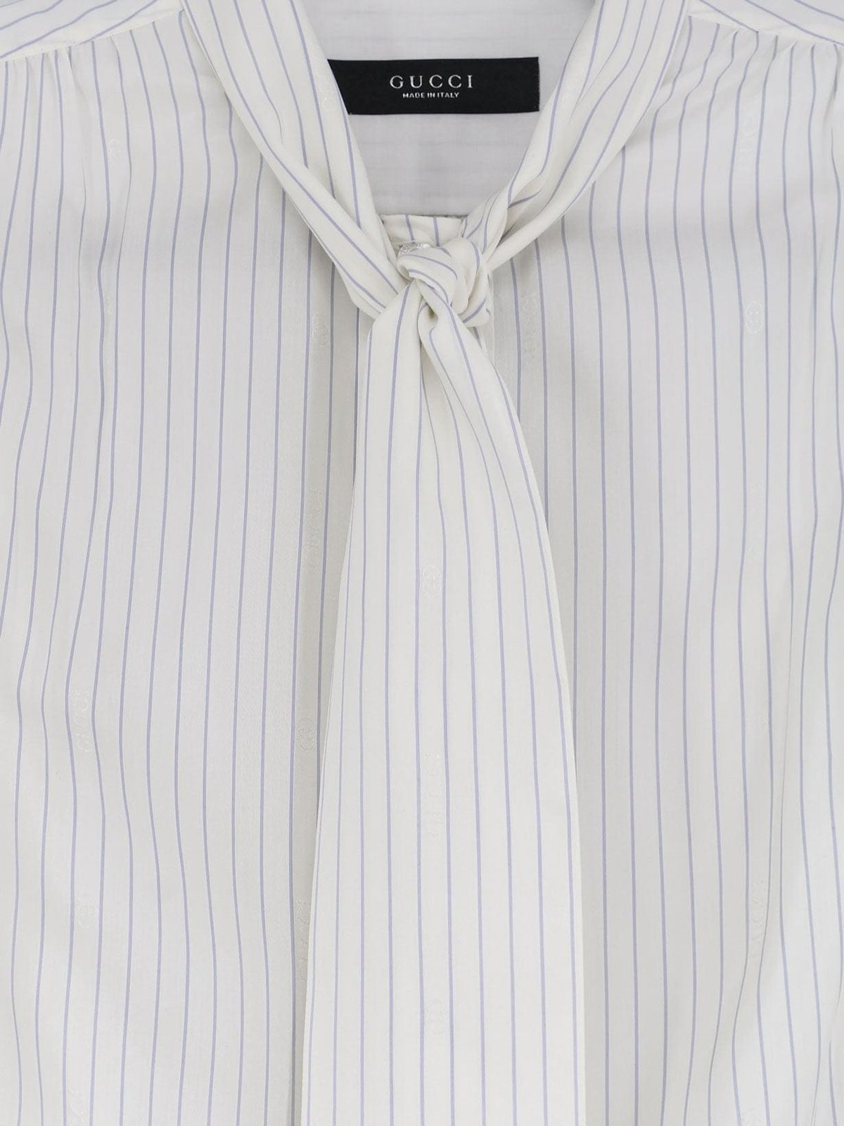 Gucci Women Striped Silk Shirt GUCCI