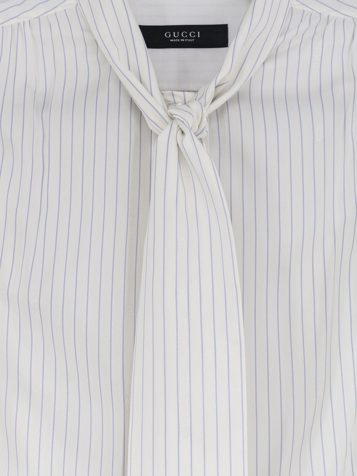 Gucci Women Striped Silk Shirt GUCCI