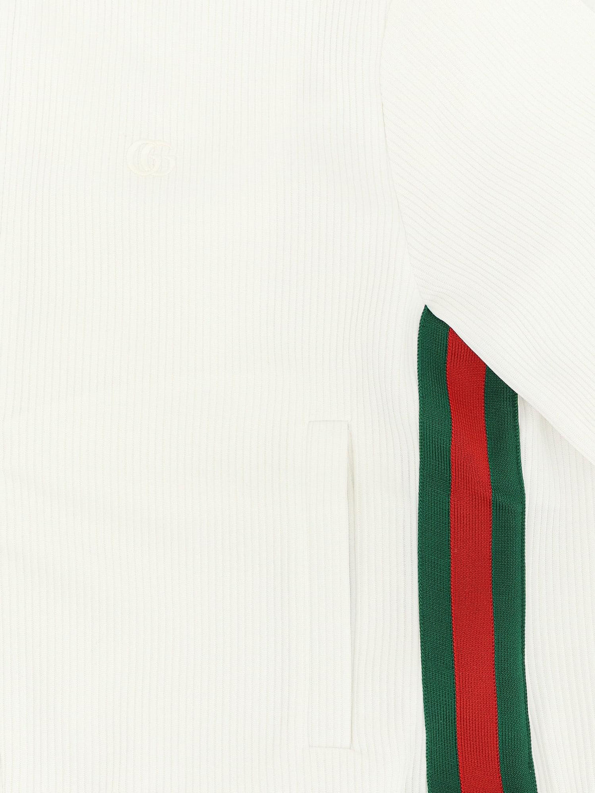 Gucci Women Lightweight Ribbed Cotton Jersey Sweatshirt GUCCI