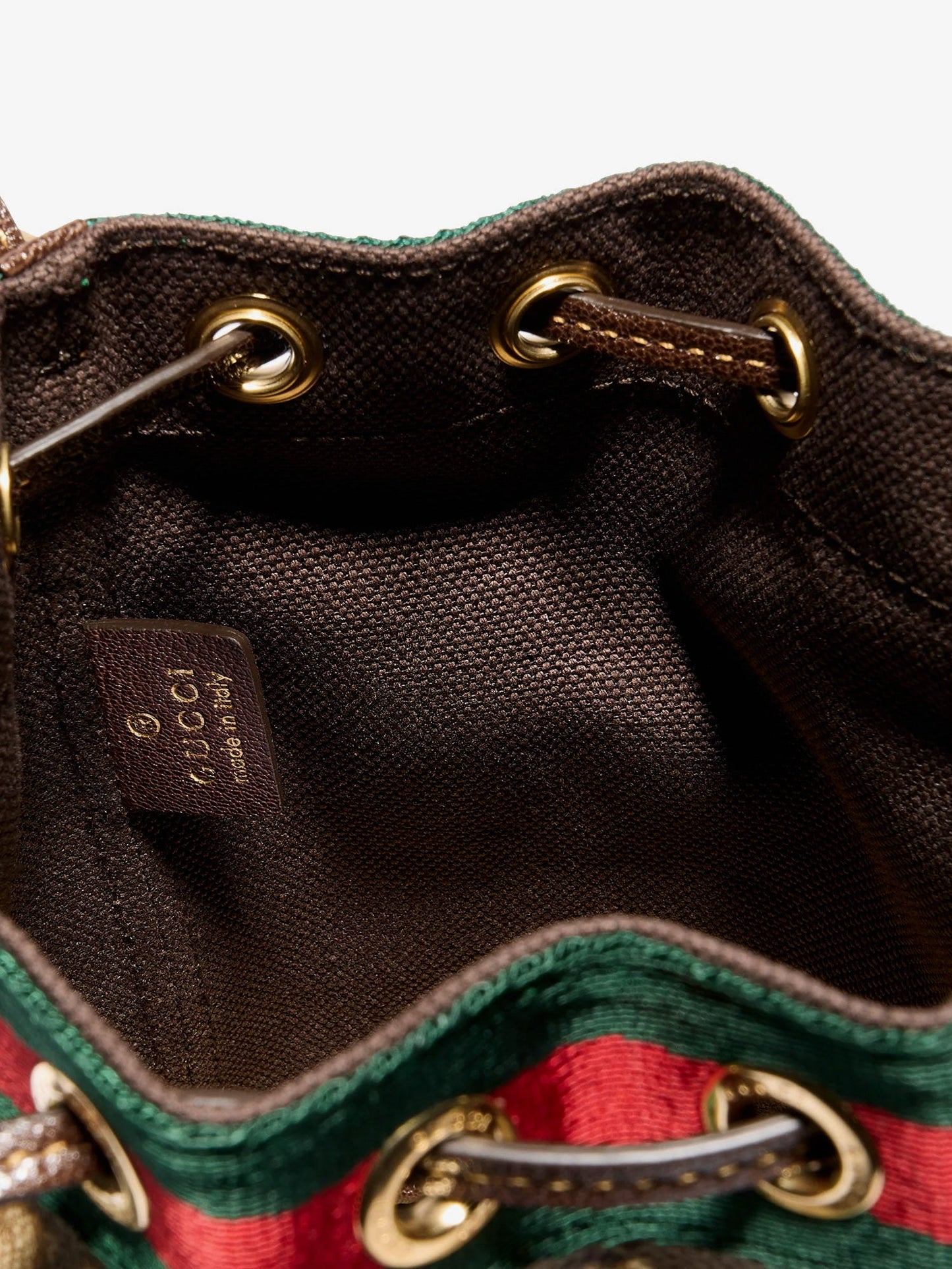 Gucci Women Gg Supreme Fabric Mini Bucket Bag GUCCI