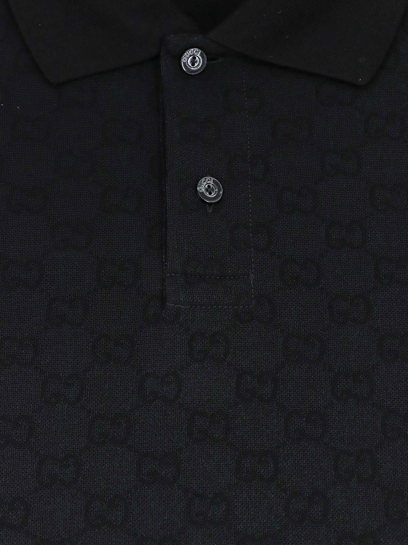 Gucci Men Gg Viscose Blend Polo Shirt GUCCI