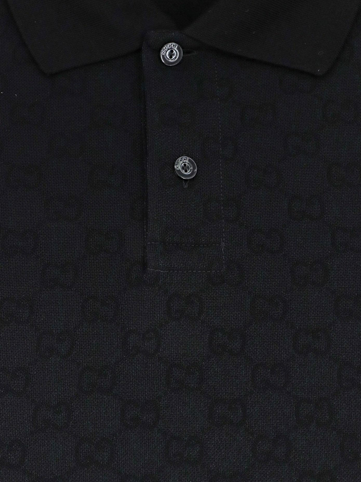 Gucci Men Gg Viscose Blend Polo Shirt GUCCI
